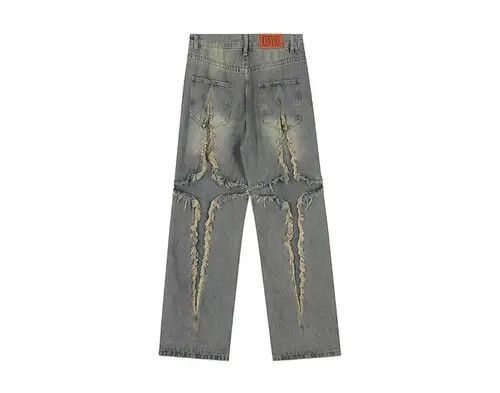 VIBE Vintage hip hop frayed trim distressed jeans Size US 32 / EU 48 - 4 Thumbnail