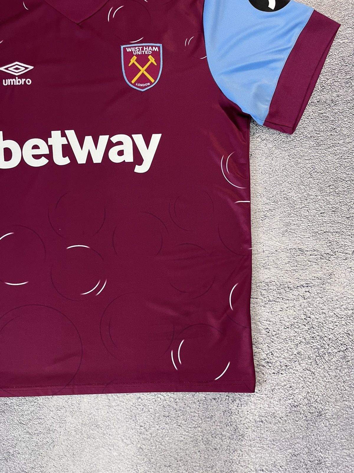 Umbro James Ward-Prowse West Ham United Home Shirt Umbro Jersey Size US XXL / EU 58 / 5 - 6 Thumbnail