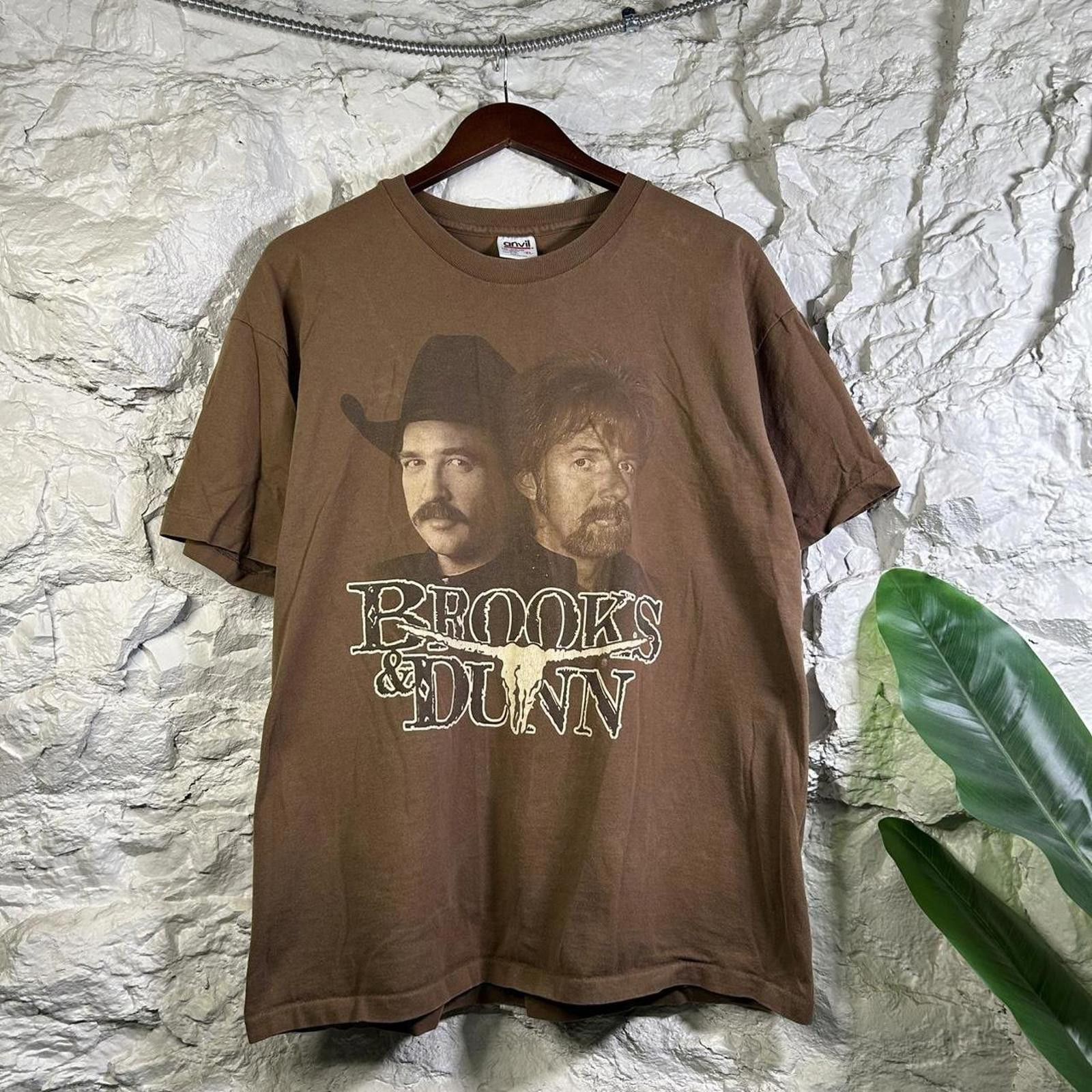Other Vintage 90’s Brooks & Dunn “You Are Who You Ride With” Tee Size US XL / EU 56 / 4 - 3 Thumbnail