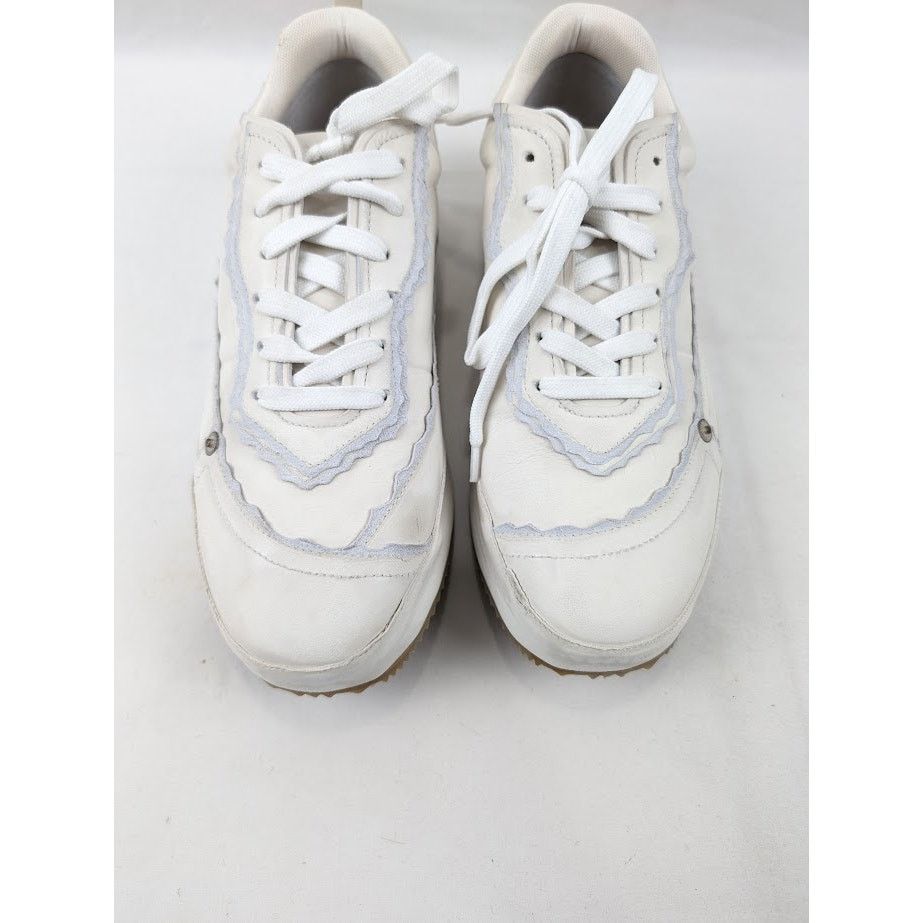 Loewe o1rshd1 Low-Top Leather Sneakers in White Size US 10 / EU 43 - 13 Thumbnail