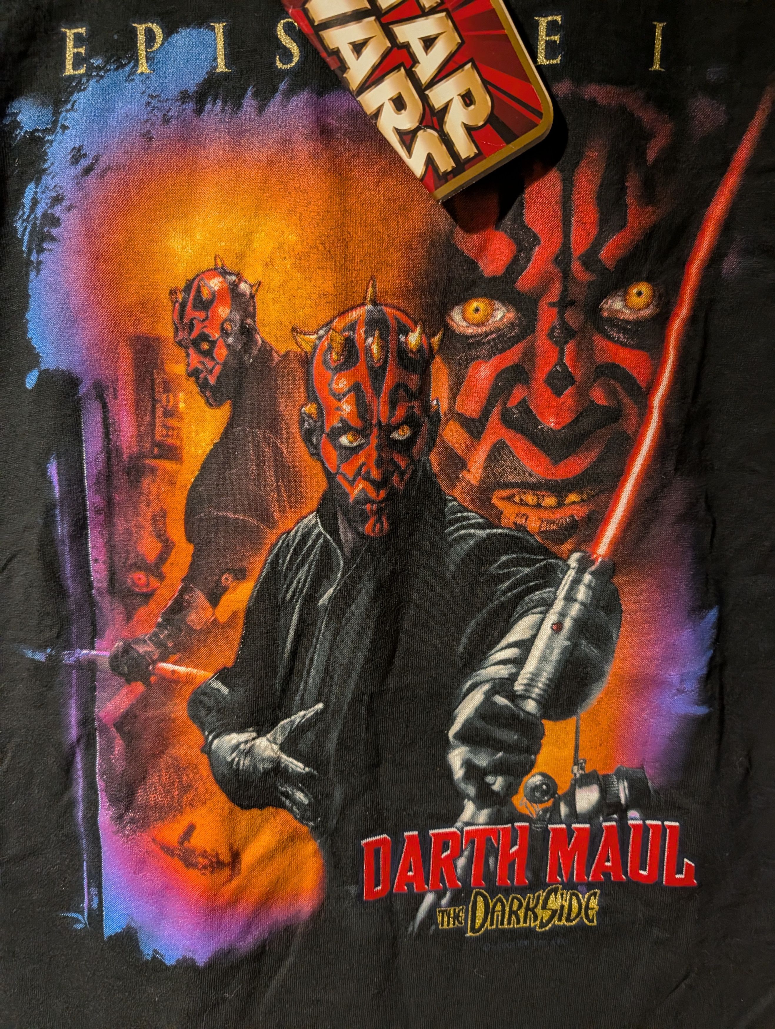Star Wars Vintage 1999 Star Wars Darth Maul T-Shirt NWT Deadstock BOYS Size US M / EU 48-50 / 2 - 2 Thumbnail