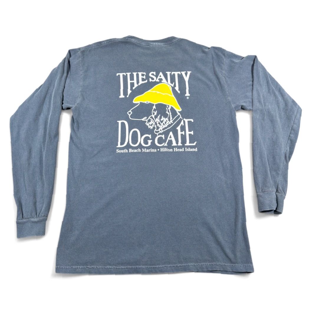 Comfort Colors Salty Dog Cafe Shirt Adult MEDIUM Blue Cotton Hilton Head South Carolina Y2K Size US M / EU 48-50 / 2 - 2 Thumbnail