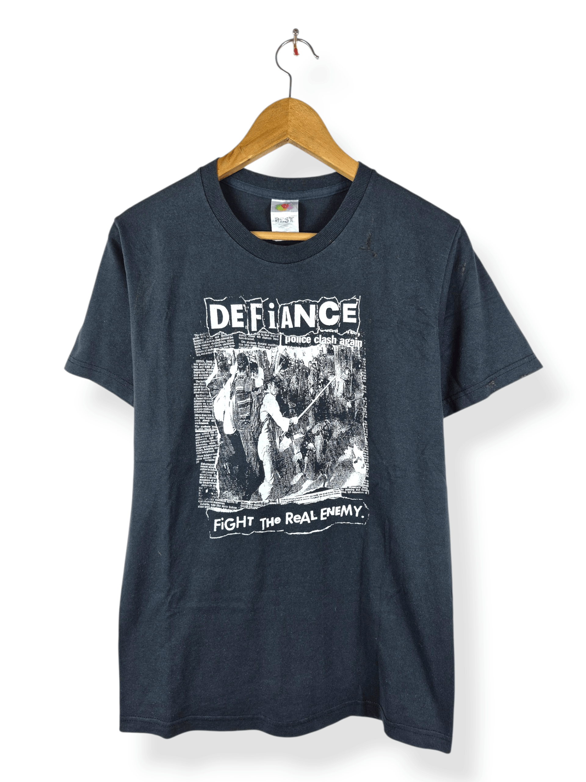 Band Tees 🔥 Vintage Defiance Anarchy Street Punk Band Tee Size US S / EU 44-46 / 1 - 1 Thumbnail