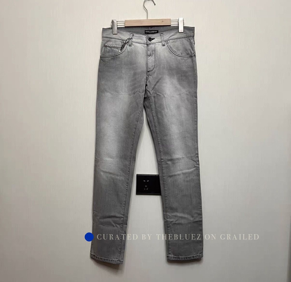 Dolce & Gabbana Light Washed Gray Denim Jeans Size US 28 / EU 44 - 1 Thumbnail