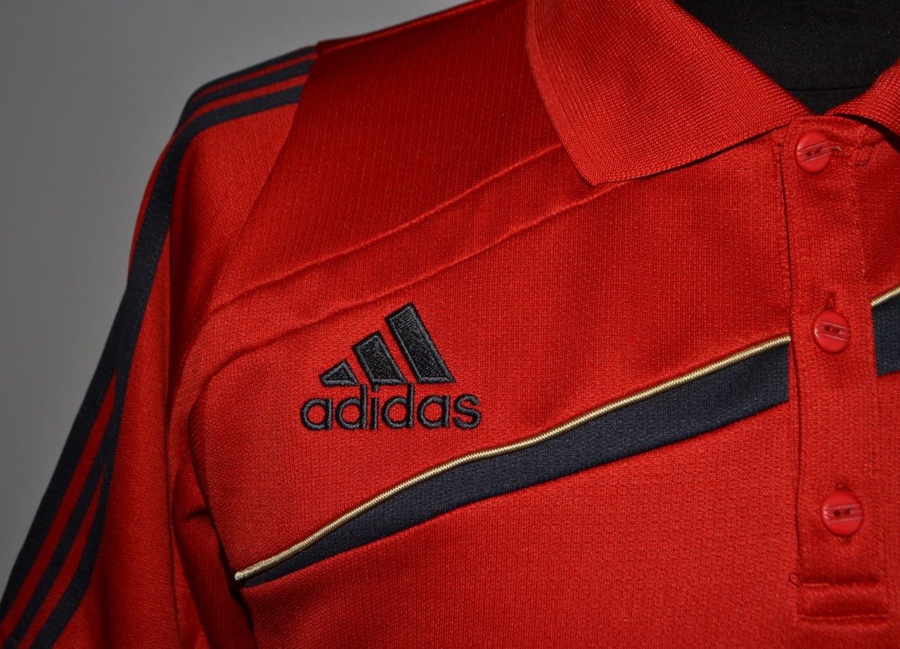 Adidas 2009-10 Liverpool adidas Climalite Polo Shirt XL Size US XL / EU 56 / 4 - 5 Thumbnail