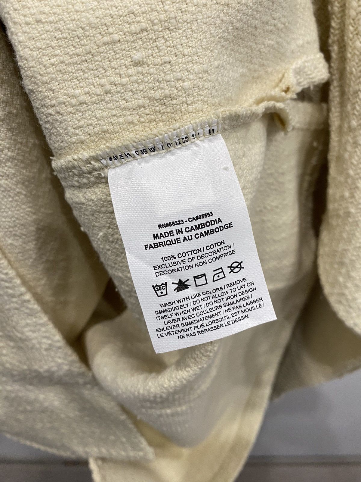 Nike × Stussy Nike x Stussy Natural Hoodie Oversized Size US S / EU 44-46 / 1 - 5 Thumbnail