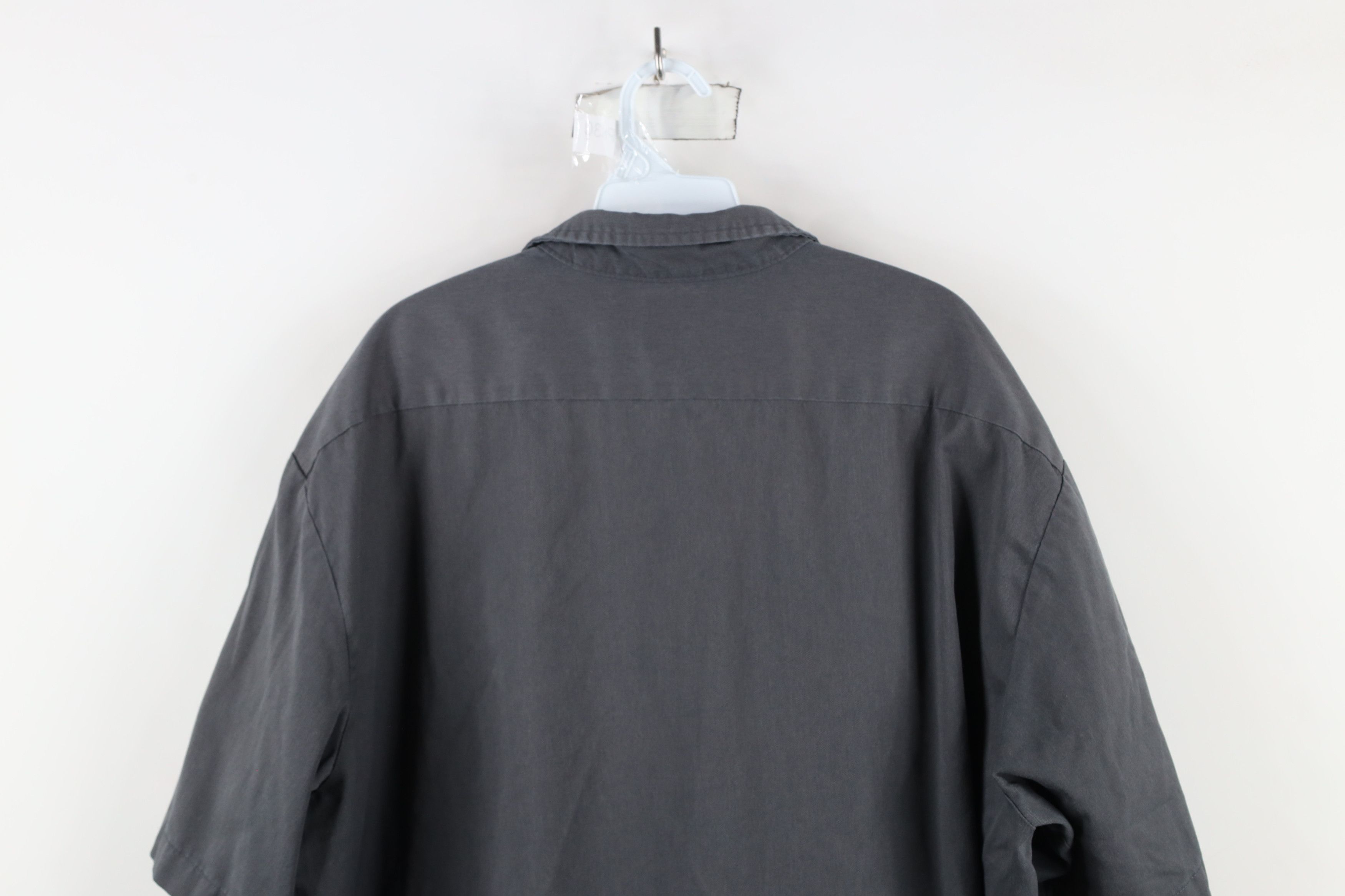 Dickies × Vintage Vintage Dickies Out Workwear Mechanic Button Shirt Gray Size US XXL / EU 58 / 5 - 11 Thumbnail