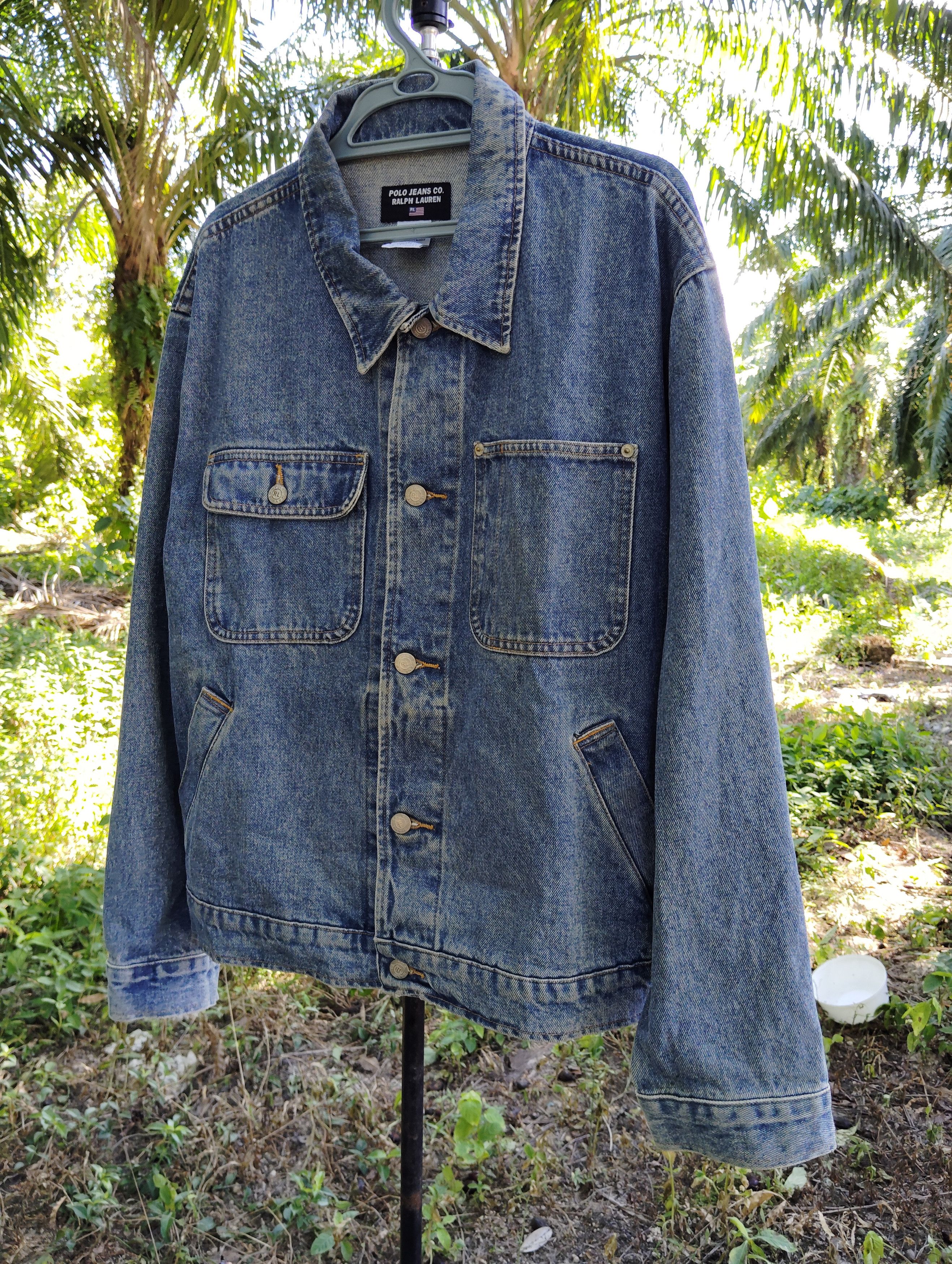 Ralph Lauren × Vintage VINTAGE RALPH LAUREN DENIM JACKET Size US L / EU 52-54 / 3 - 2 Thumbnail