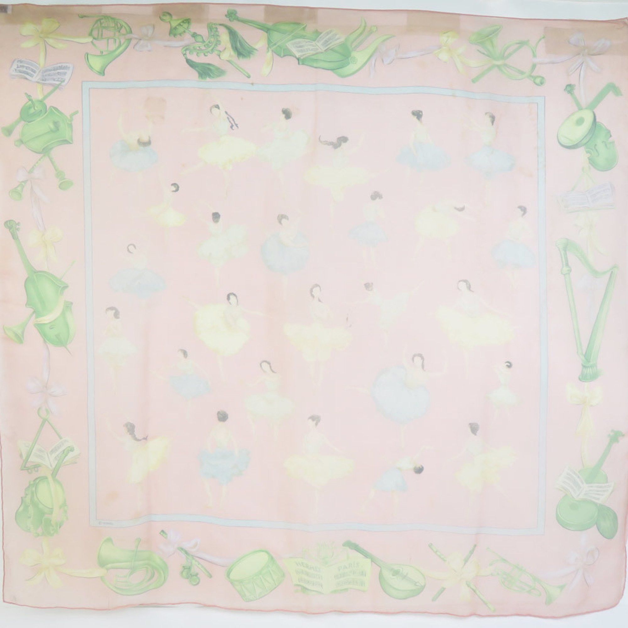 Hermes Hermes Scarf/Muffler Silk Pink Multicolor Women's e60100g Size ONE SIZE - 1 Thumbnail