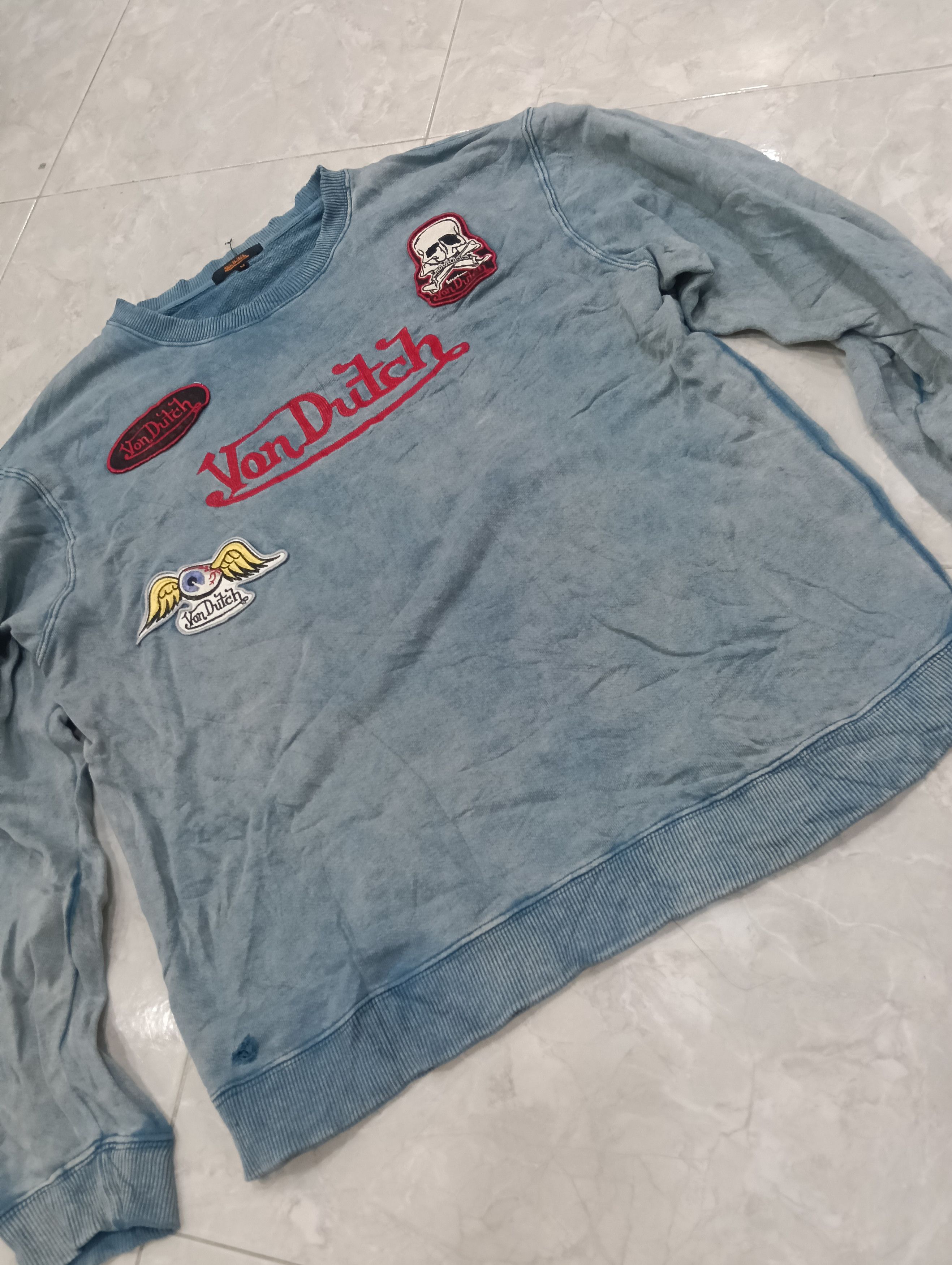 Von Dutch Sick Style Von Dutch Skull Like Acid Wash Style Size US L / EU 52-54 / 3 - 3 Thumbnail