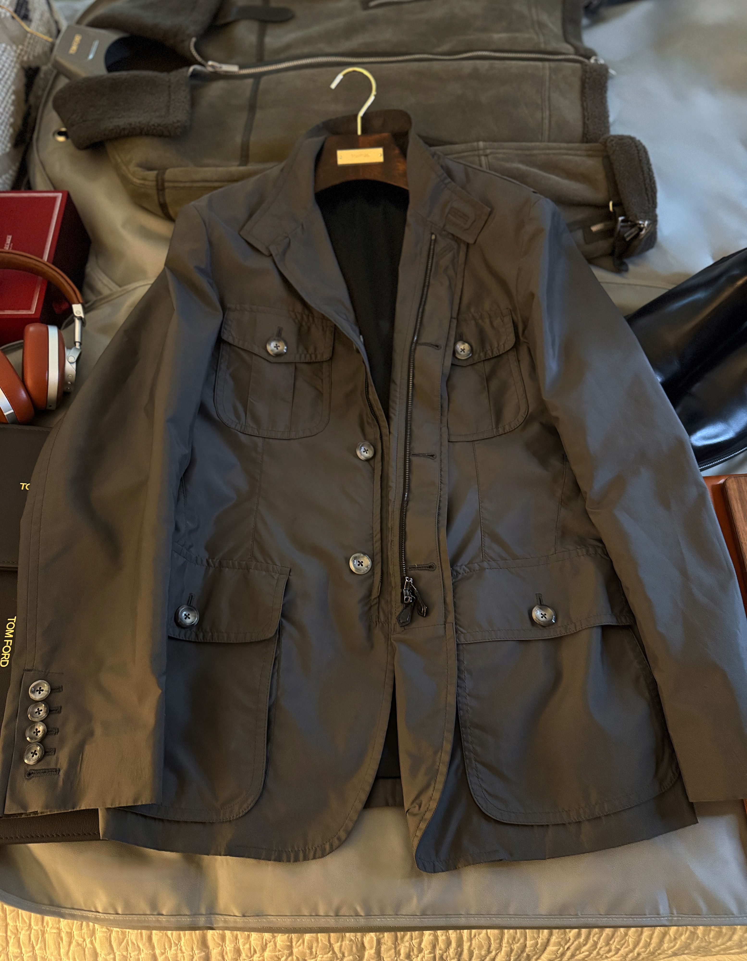Tom Ford Effortless Cool Rare $4,200 w/tax New TOM FORD Field Jacket Size US M / EU 48-50 / 2 - 3 Thumbnail