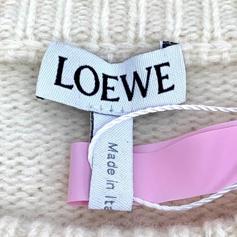 Loewe Loewe Mossy logo letters embroidered with diamonds wool ro Size S / US 4 / IT 40 - 6 Thumbnail