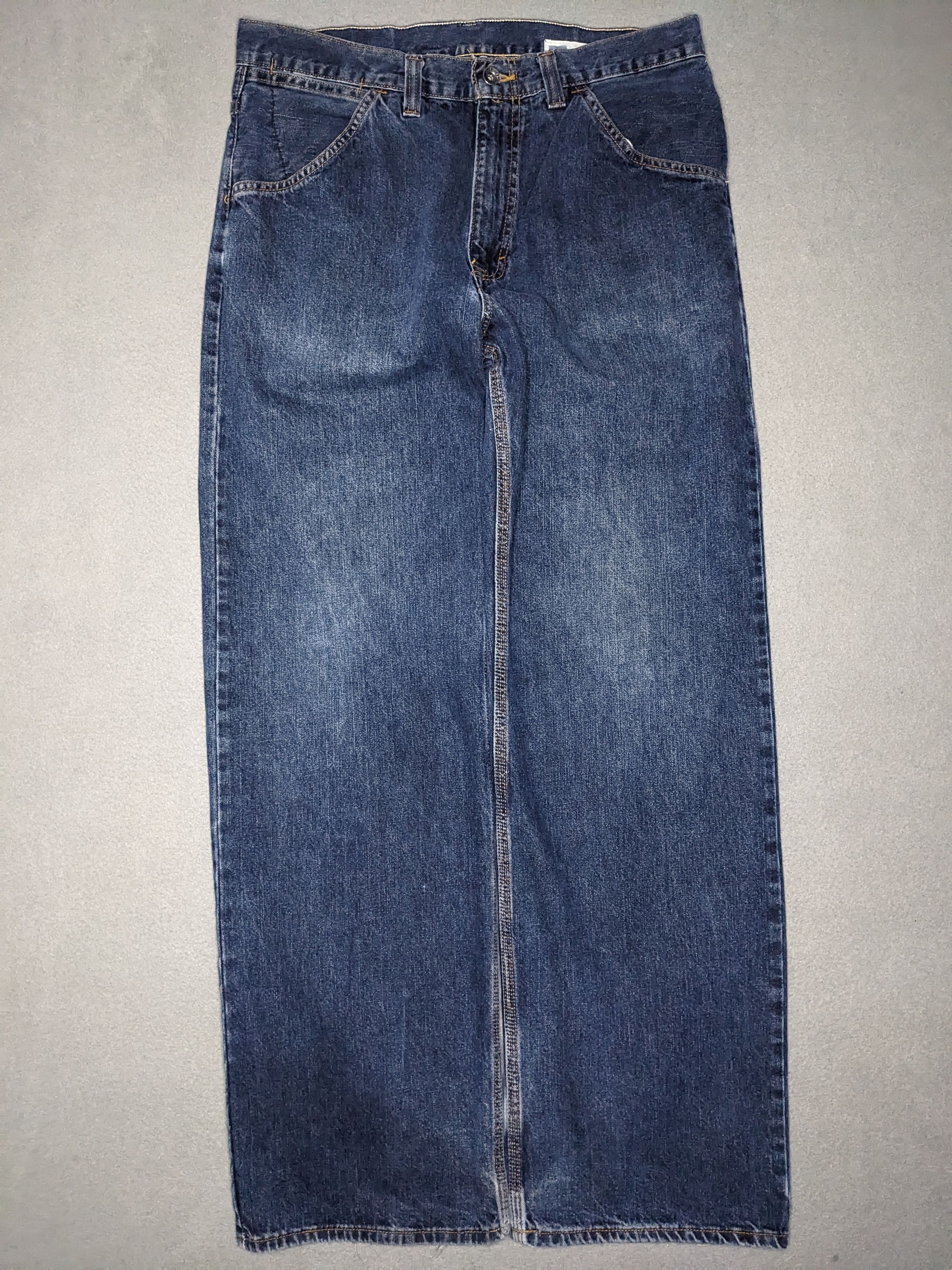 Gap VINTAGE Gap Worker Jeans 34x33 Denim Wide Leg Straight Y2K Size US 34 / EU 50 - 1 Thumbnail