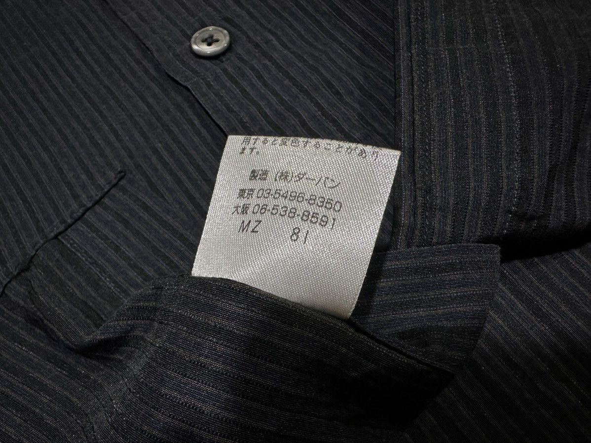 Yohji Yamamoto 🔥Vintage A.A.R Yohji Yamamoto Sheer Striped Shirt Ls Size US L / EU 52-54 / 3 - 9 Thumbnail