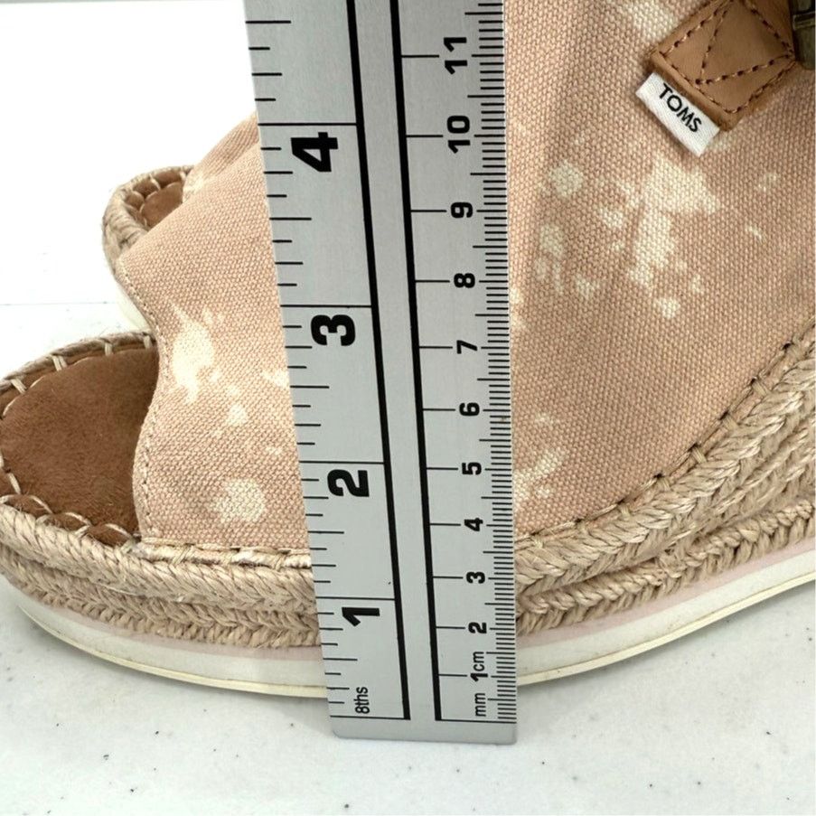 Toms TOMS Monica Natural Sand High Wedge Espadrille Sandal Size US 10 / IT 40 - 9 Thumbnail