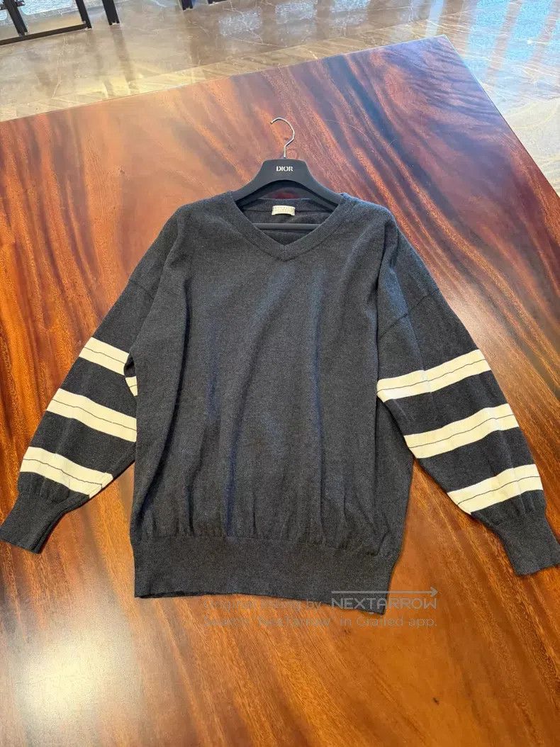 Brunello Cucinelli Brunello Cucinelli Cashmere Beaded Knit Sweater Size M / US 6-8 / IT 42-44 - 3 Thumbnail