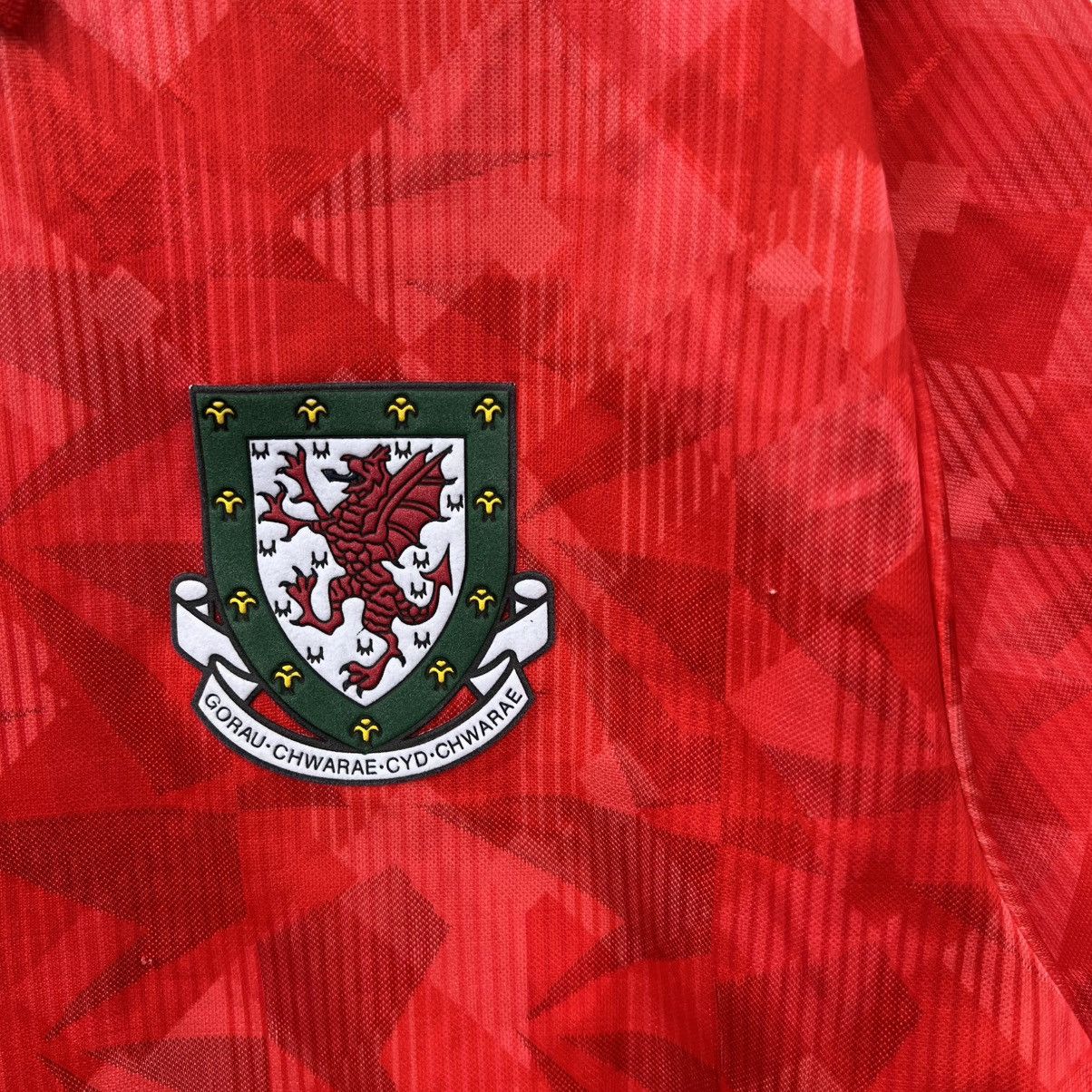 Umbro Vintage Wales 1990-1992 Soccer Jersey Umbro football t shirt Size US L / EU 52-54 / 3 - 2 Thumbnail