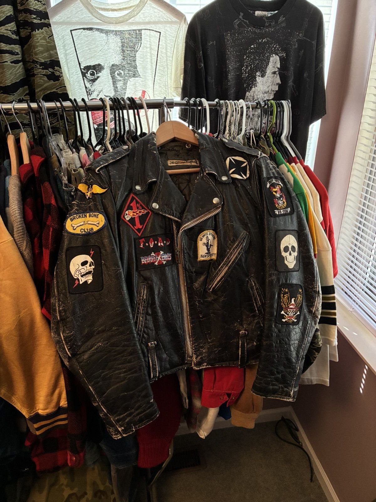Harley Davidson Vintage 1960’s Harley Davidson patched leather jacket Size US M / EU 48-50 / 2 - 1 Thumbnail
