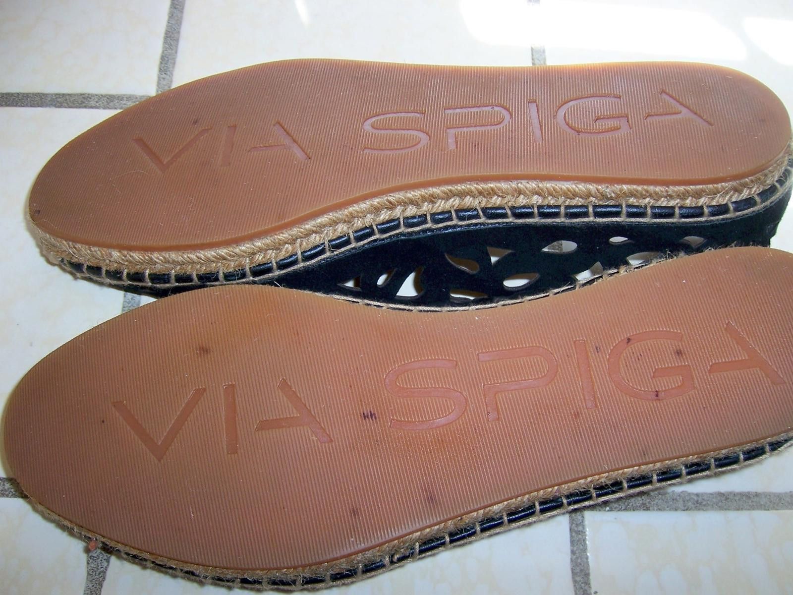 Other Via Spiga Bellerose Women's Espadrille Flats - Black - 8.5 Size US 8.5 / IT 38.5 - 5 Thumbnail