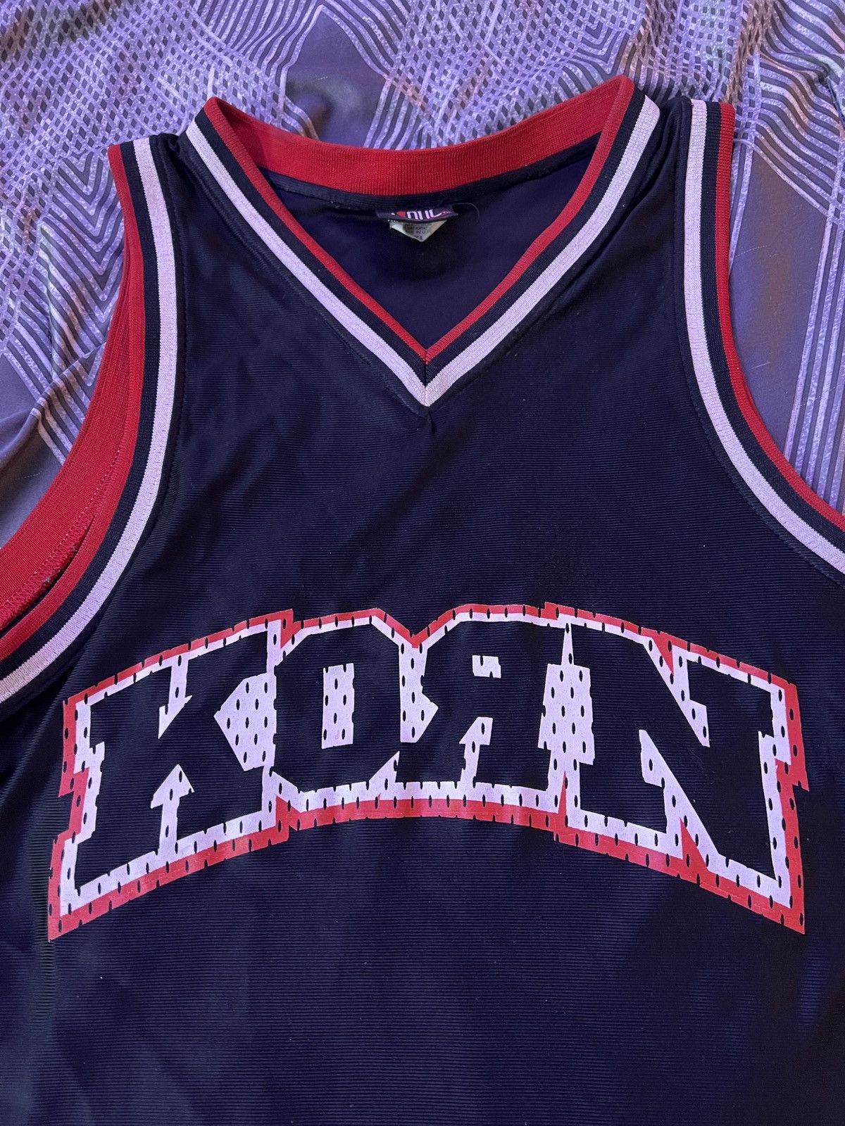 Band Tees × Vintage Vintage 98 Korn Basketball Jersey (Ultra Rare) Size US XL / EU 56 / 4 - 2 Thumbnail