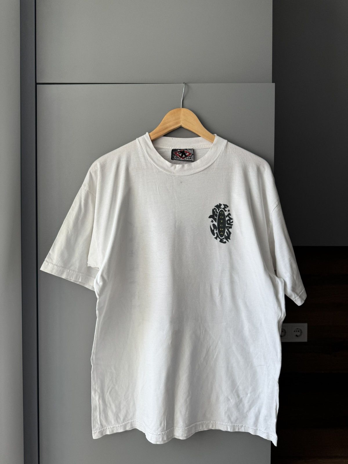 Gotcha Vintage 90s Gotcha Surfing Streetwear Box Logo T-Shirt White Size US M / EU 48-50 / 2 - 6 Thumbnail