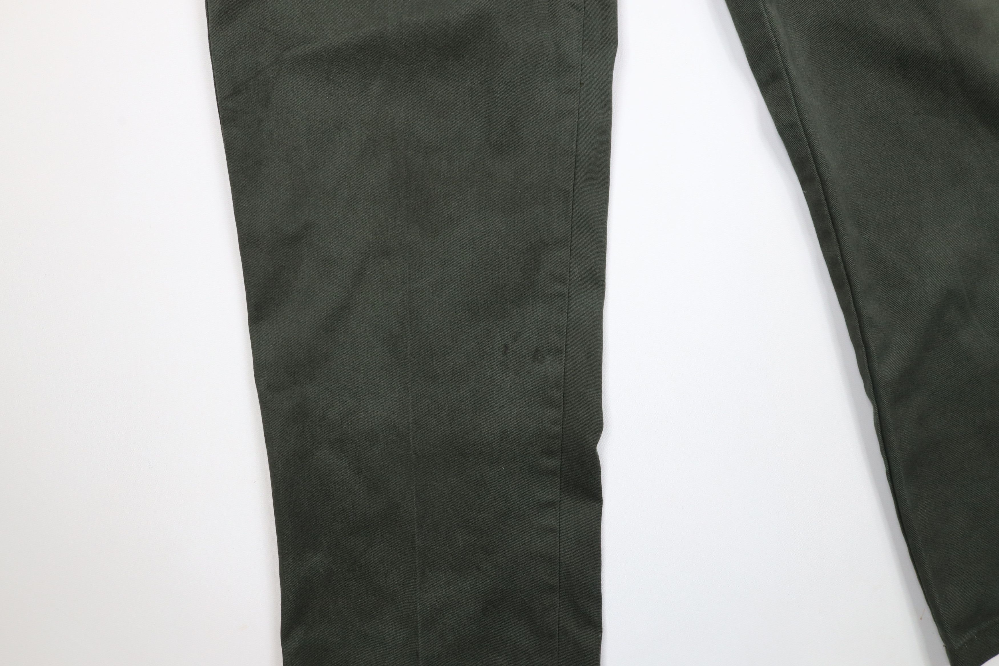 Dickies × Vintage Vintage Dickies Spell Out Wide Leg Original Fit Pants Green Size US 38 / EU 54 - 6 Thumbnail