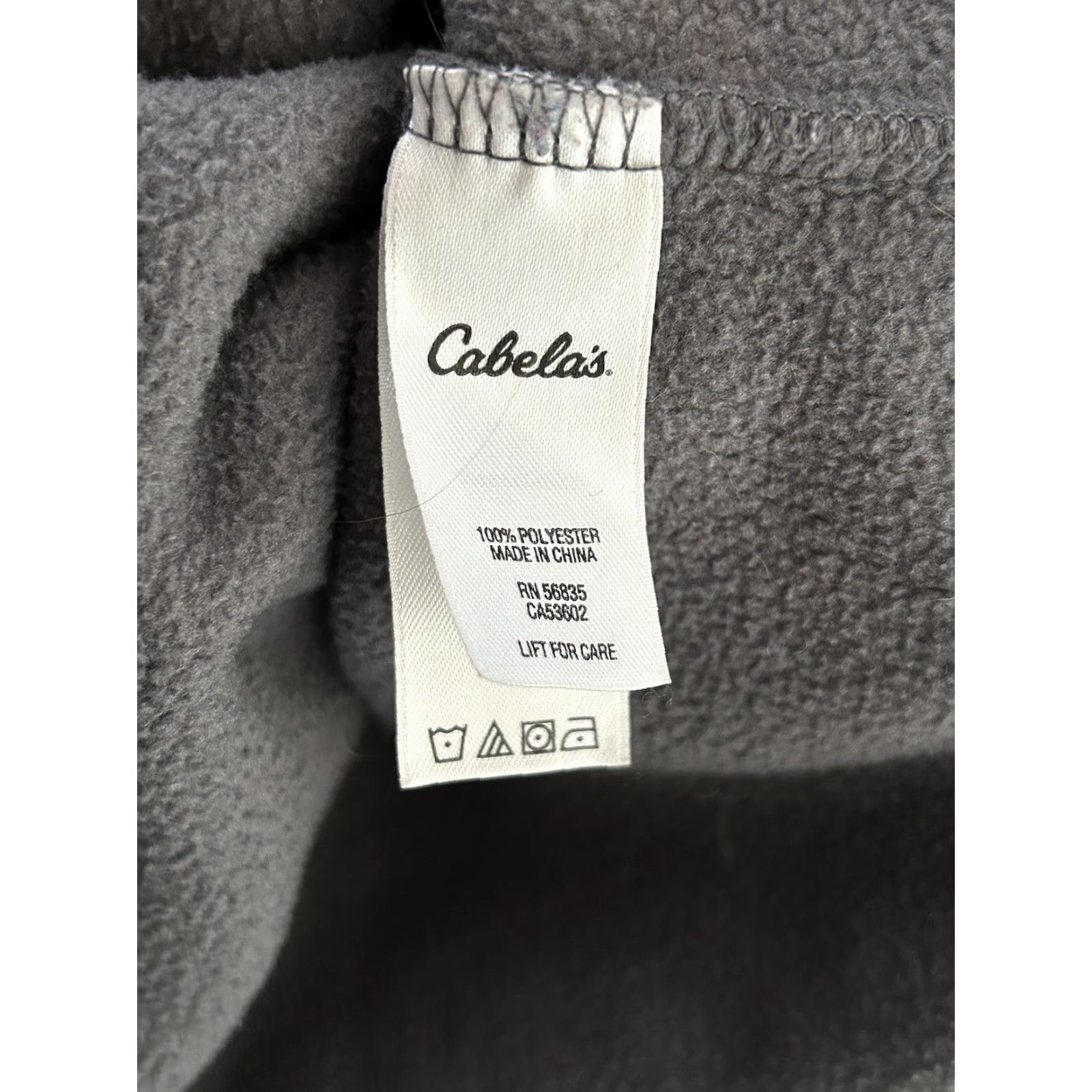 Vintage Cabela's Pullover Jacket Womens Gray 1/4 Zip Fleece Long Sleeve M Medium Casual Outdoor Size M / US 6-8 / IT 42-44 - 6 Thumbnail