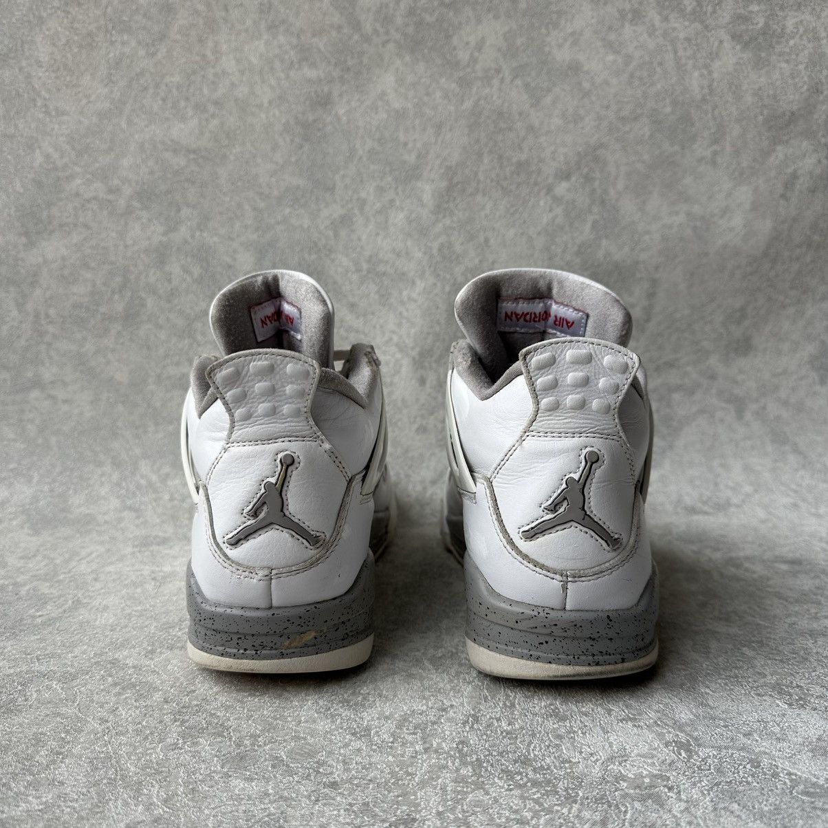 Jordan Brand Nike Air Jordan 4 White Oreo Og Tech Grey Sneakers Size US 7.5 / EU 40-41 - 6 Thumbnail