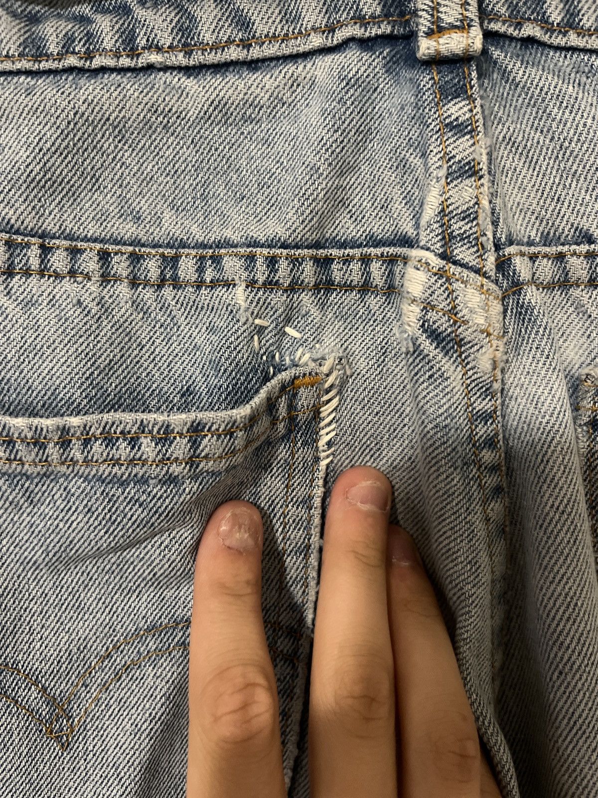 Levi's Vintage Clothing Vintage distressed Levi’s Size US 29 - 6 Thumbnail