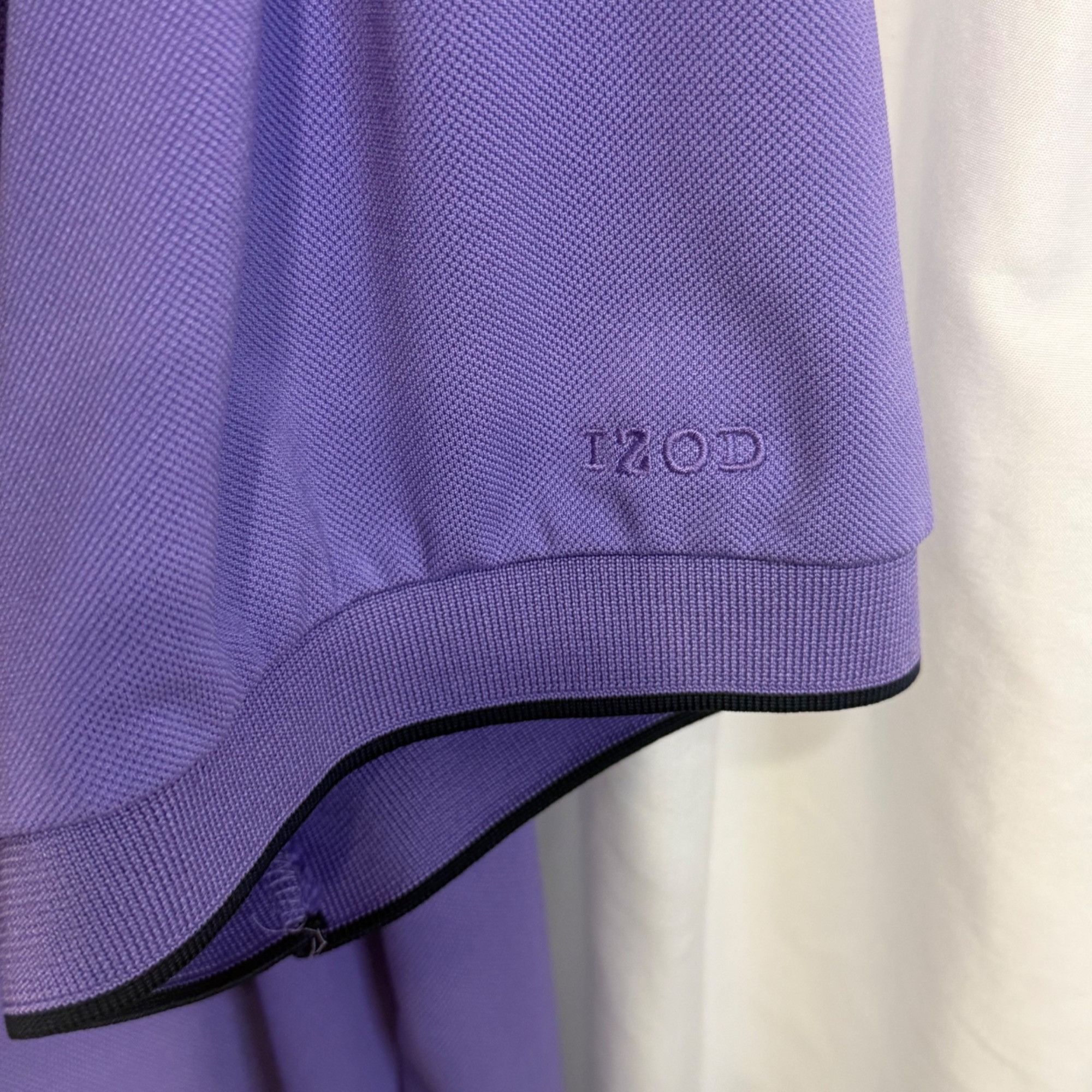 Izod Izod Mens Purple Polo Shirt Size XXL Short Sleeve Classic Fi Size US XXL / EU 58 / 5 - 4 Thumbnail
