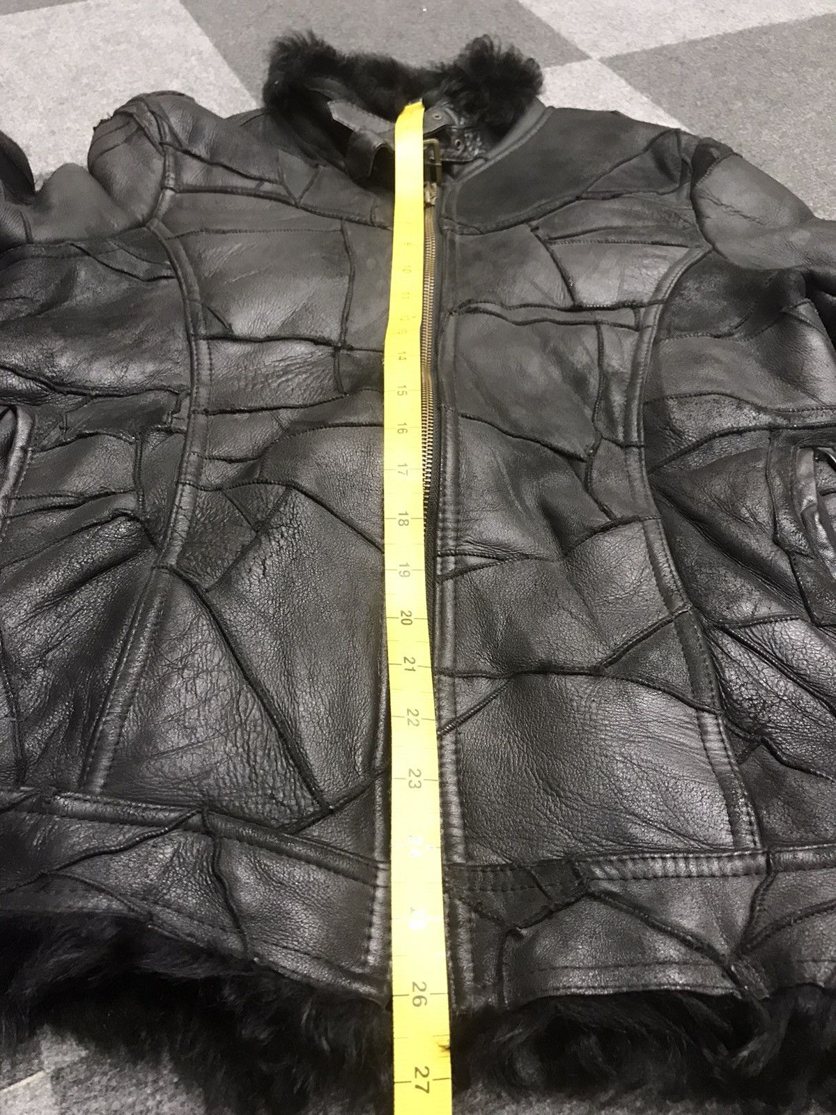 Japanese Brand 💥ARCHIVAL💥Vie Homme Ve Femme Patch Goatskin Leather Jacket Size US S / EU 44-46 / 1 - 17 Thumbnail