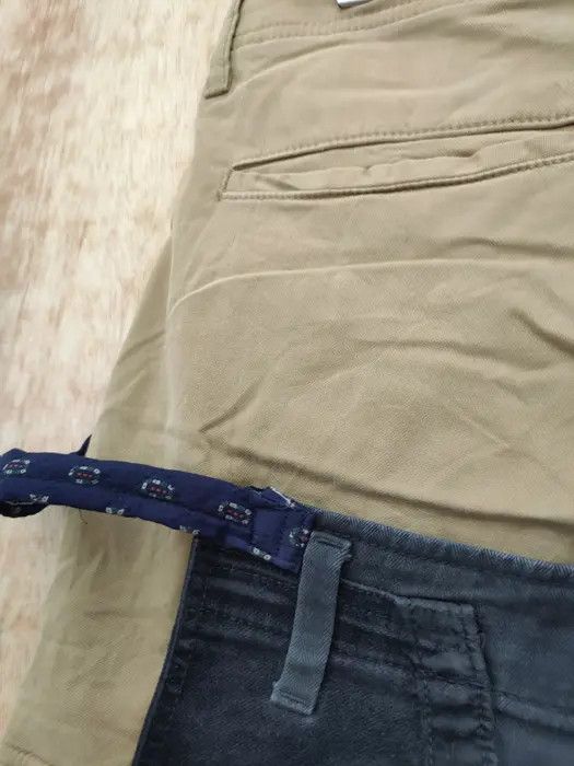 Japanese Brand DLL Uniqlo Custom patchwork reconstruct cargo pants #46-025 Size US 31 - 3 Thumbnail