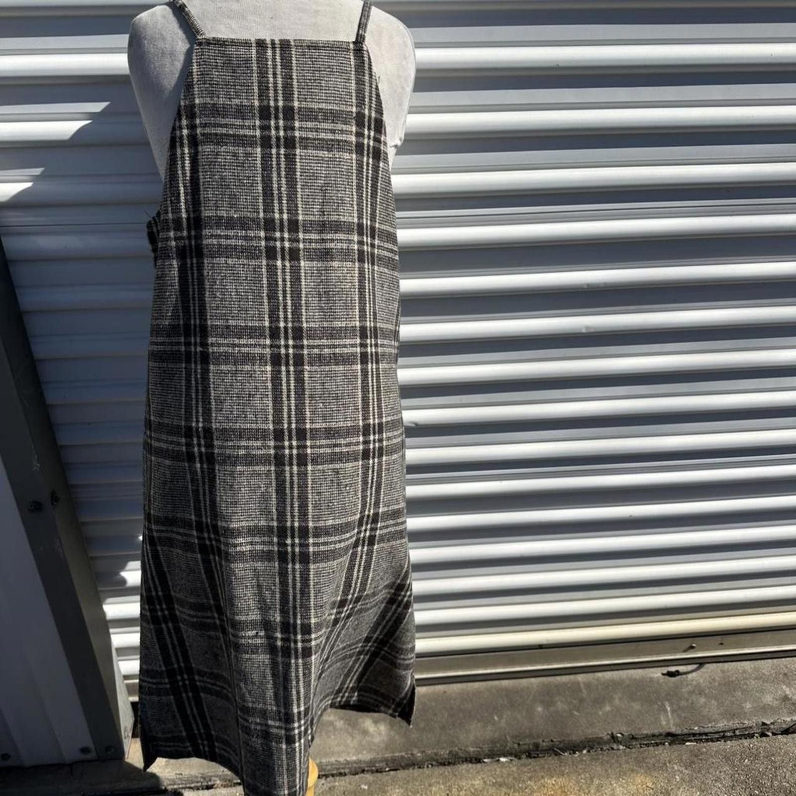 Other Grey and white plaid mini dress #plaid #minidress Size M / US 6-8 / IT 42-44 - 2 Thumbnail