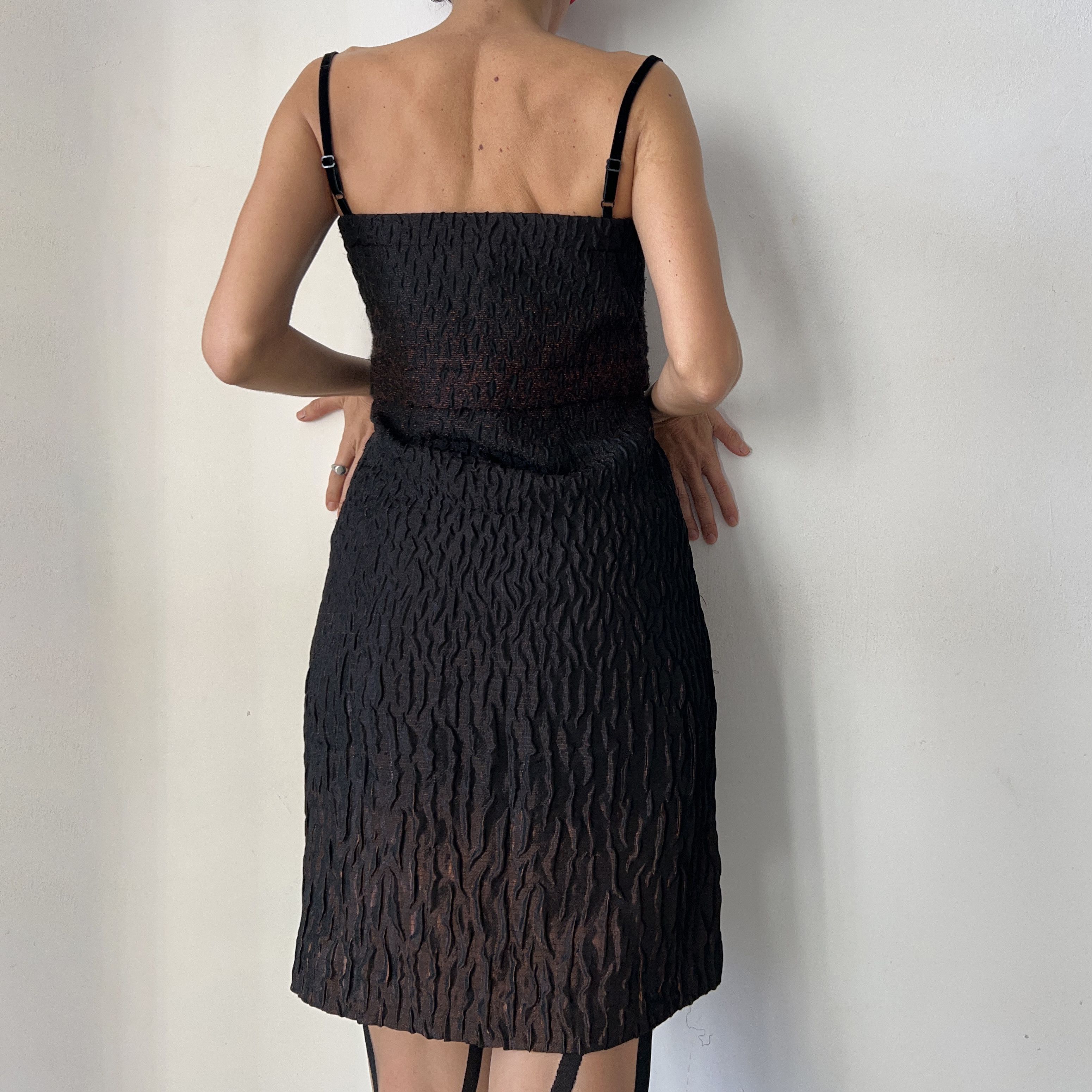 Guess Guess y2k slip party textured bow dress Size M / US 6-8 / IT 42-44 - 2 Thumbnail