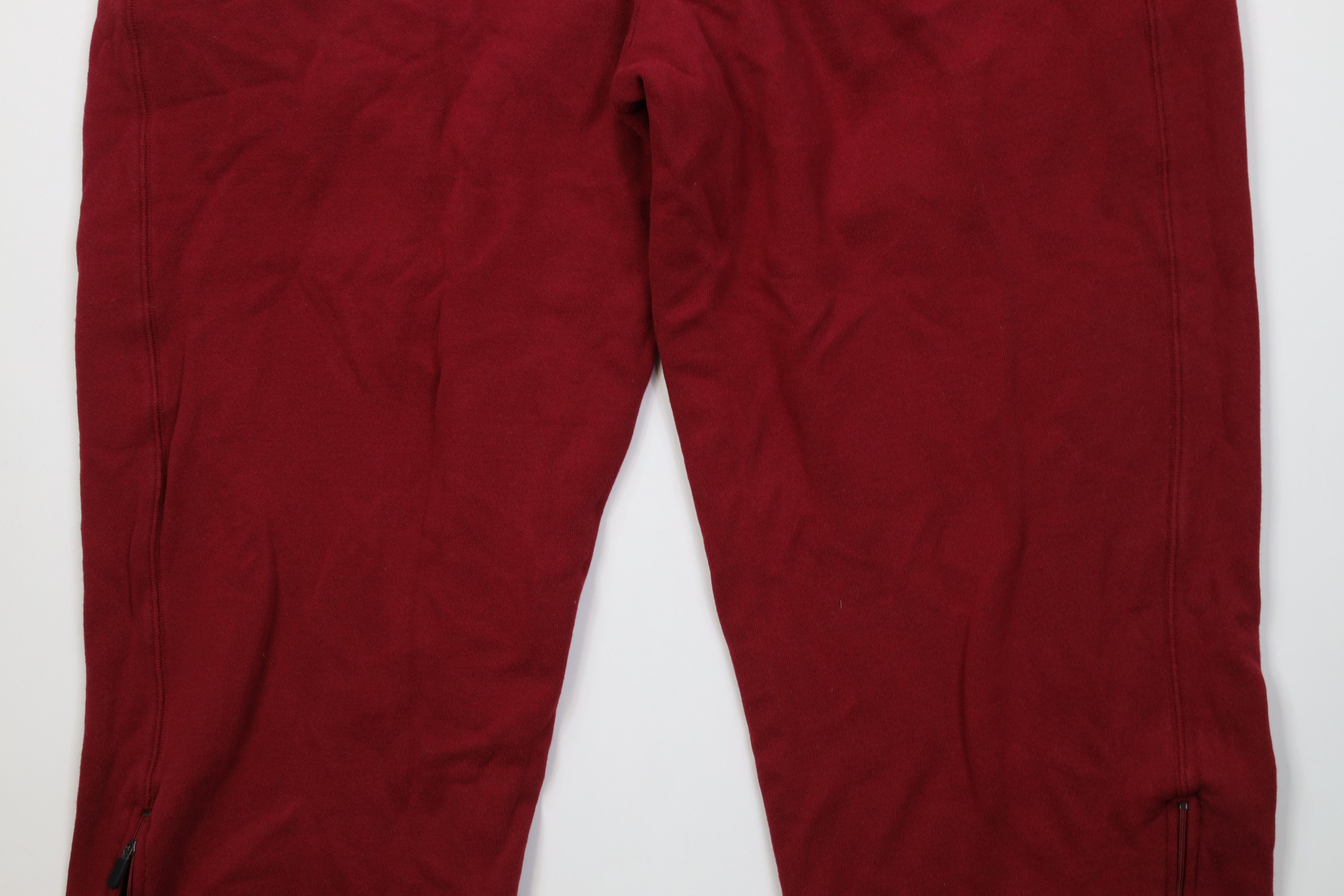 Starter Vintage 90s Y2K Starter Heavyweight Wide Leg Sweatpants Red Size US 36 / EU 52 - 12 Thumbnail