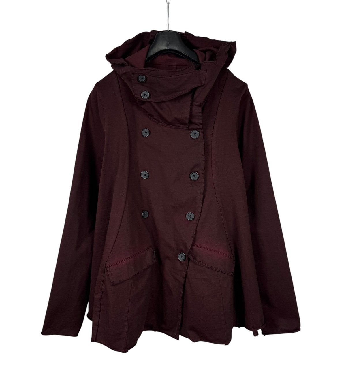 Rundholz Rundholz Waxed Cotton Asymmetric Jacket Hooded size XS Size XS / US 0-2 / IT 36-38 - 11 Thumbnail