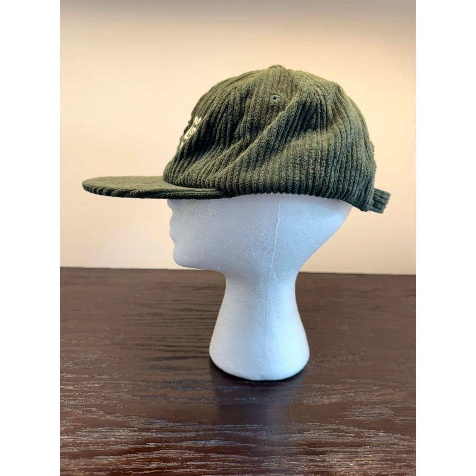 Free & Easy FREE & EASY Men's Green Corduroy Strapback Cap Adjustable Skate Surf Retro Classic Sports Size ONE SIZE - 6 Thumbnail