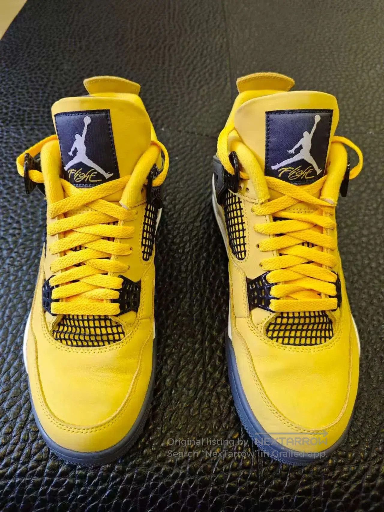 Jordan Brand jordan air jordan 4 retro tour yellow sneakers. Size US 10 / EU 43 - 1 Thumbnail