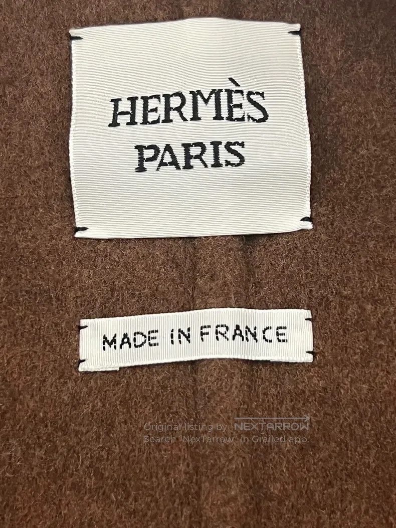 Hermes Hermes Ginger Yellow Wool Overcoat Size XXS / US 00 / IT 34 - 4 Thumbnail