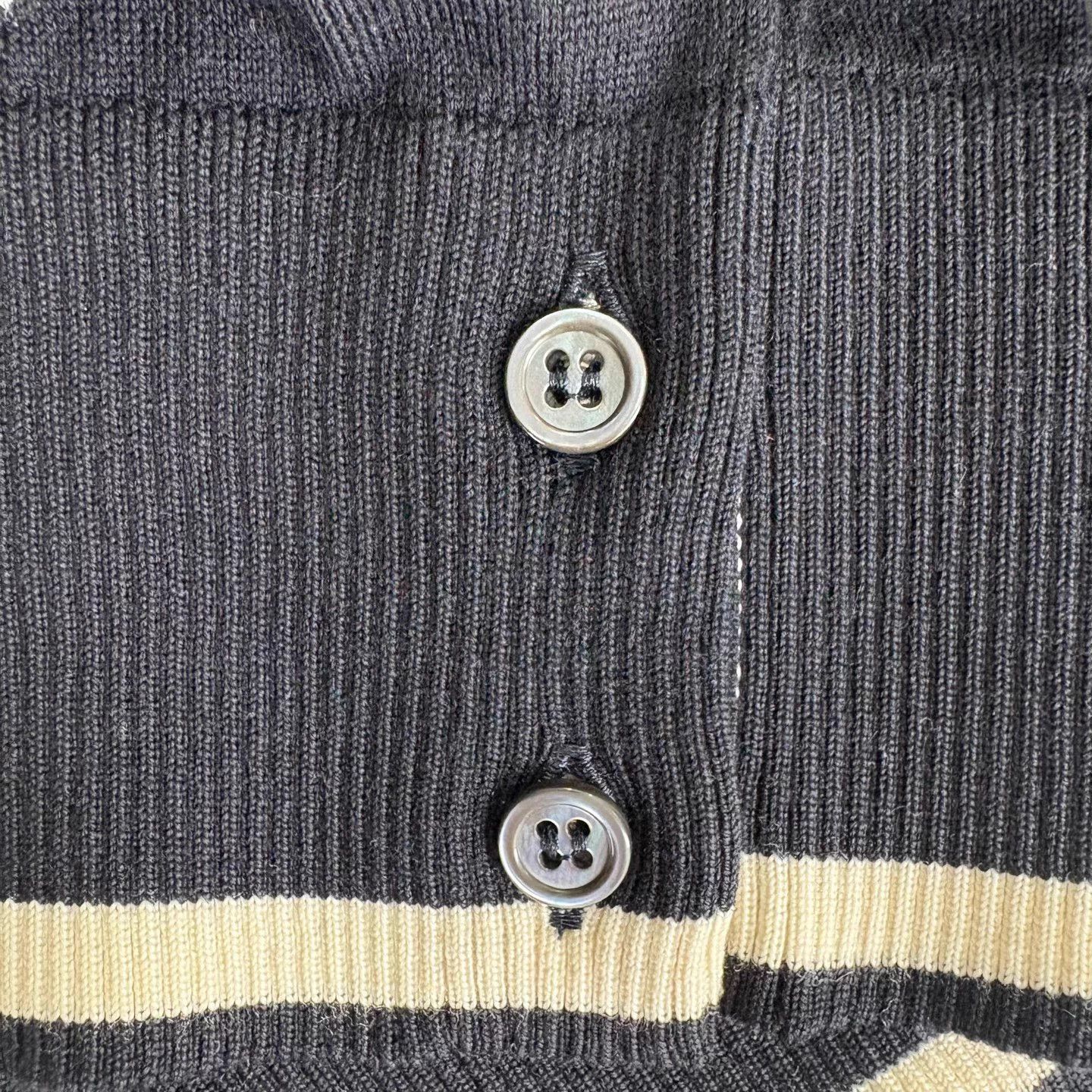 Thom Browne TB Black Lobster Embroidered Wool Knit Sweater 3 New Size US L / EU 52-54 / 3 - 7 Thumbnail