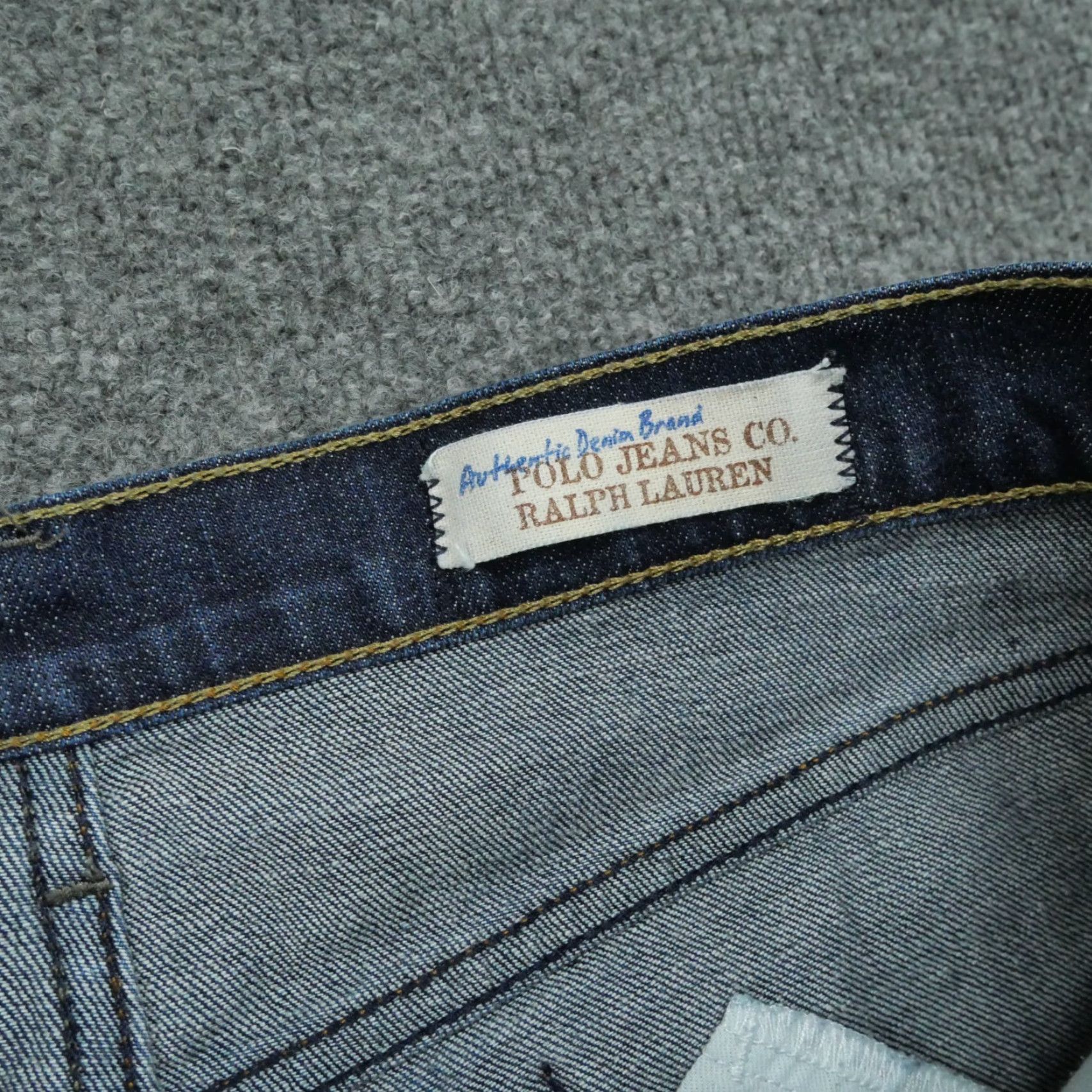 Polo Ralph Lauren Polo Ralph Lauren Jeans Womens 8 Bootcut 32x32 Blue Denim 5-Pocket Distressed Classic Vintage Ladies Pants Size 24" / US 00 / IT 34 - 4 Thumbnail