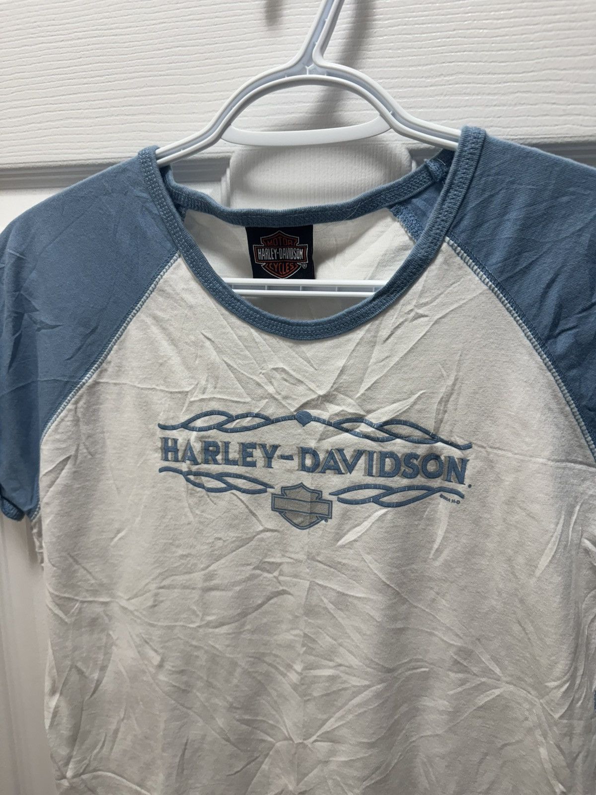 Harley Davidson Harley Davidson Vintage Womens Biker Shirt Cute Y2K Rare WH Size US M / EU 48-50 / 2 - 4 Thumbnail