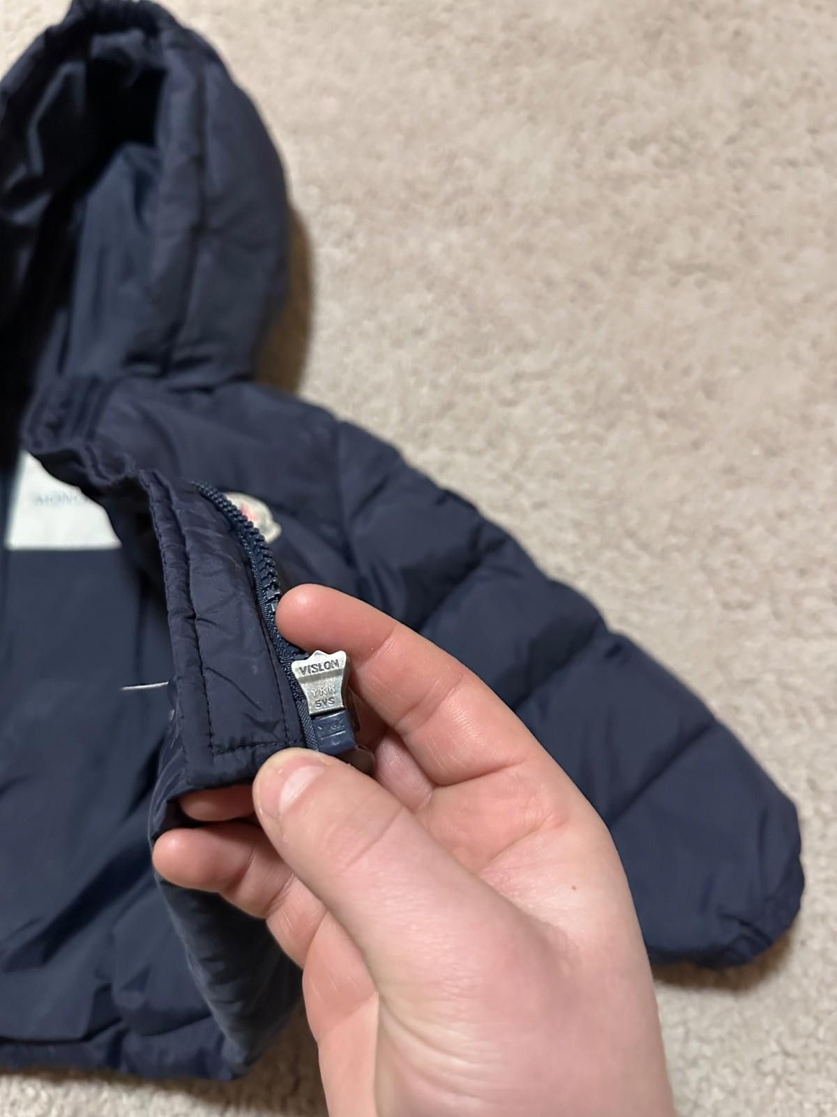 Moncler Moncler Logo Navy Kids Jacket Sz 2A 92 Size US XXS / EU 40 - 9 Thumbnail
