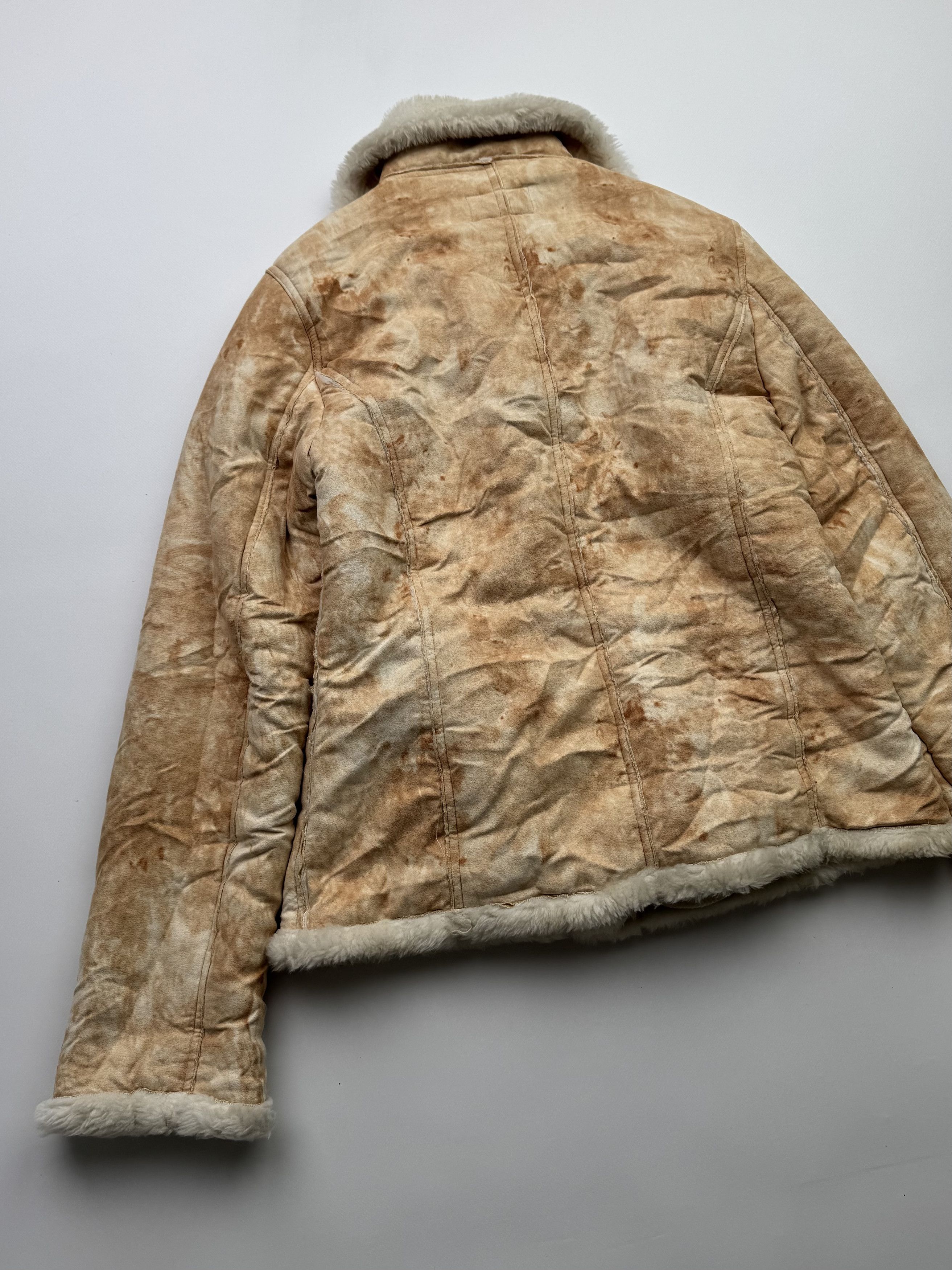 Vintage Vintage Faux Sheepskin Cropped Jacket B505(V230)E2 Size L / US 10 / IT 46 - 11 Thumbnail