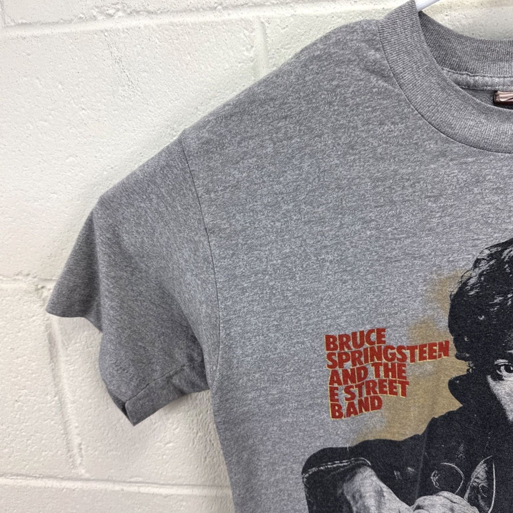 Vintage VINTAGE Bruce Springsteen E Street Band World Tour 84-85 T Shirt XL USA Gray Mens 80s Band USA World Tour Shirt XL Gray Short Sleeve Crew Neck Size US XL / EU 56 / 4 - 6 Thumbnail