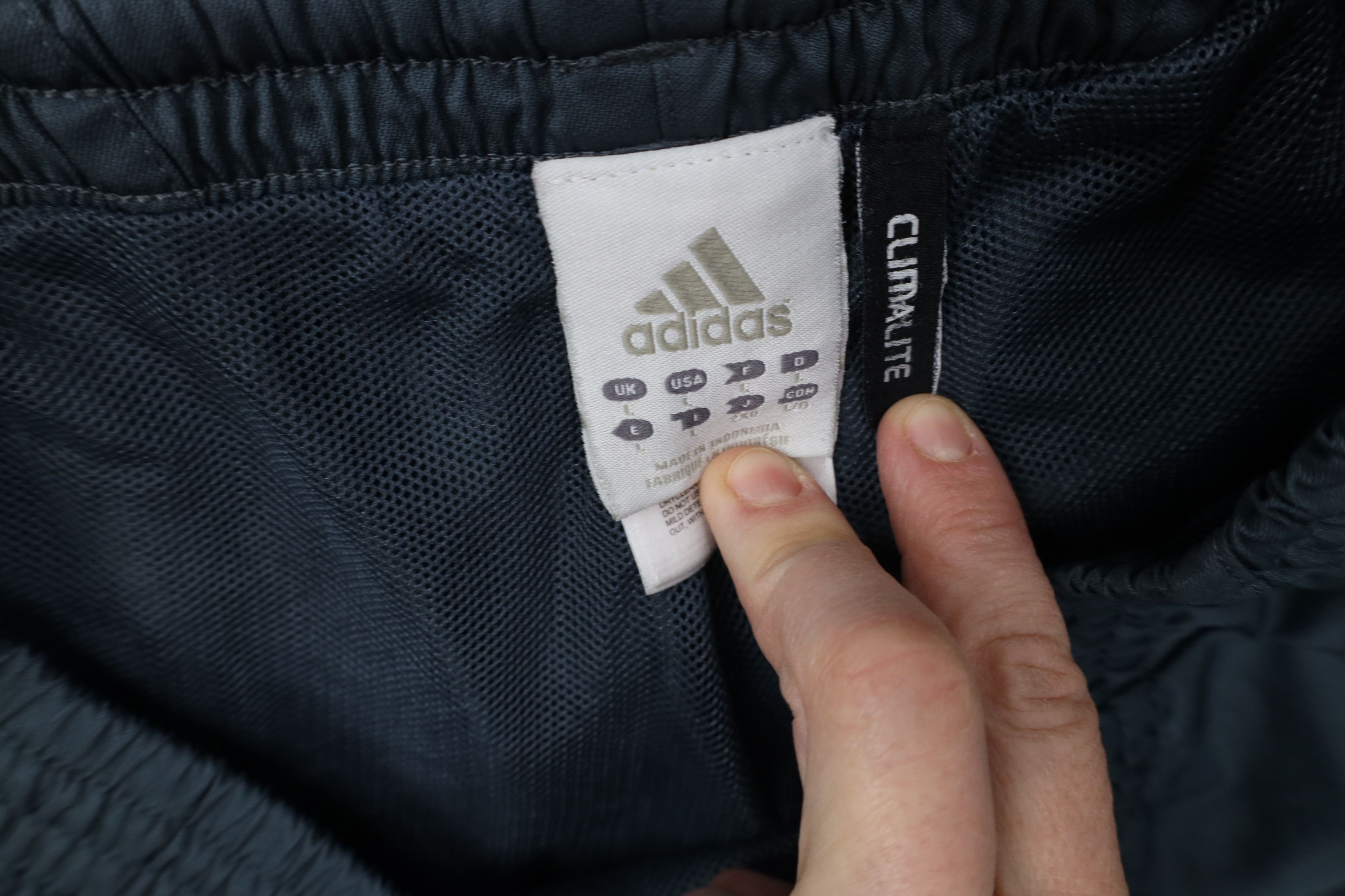 Adidas Vintage Y2K Adidas Striped Lined Wide Leg Windbreaker Pants Size US 36 / EU 52 - 8 Thumbnail