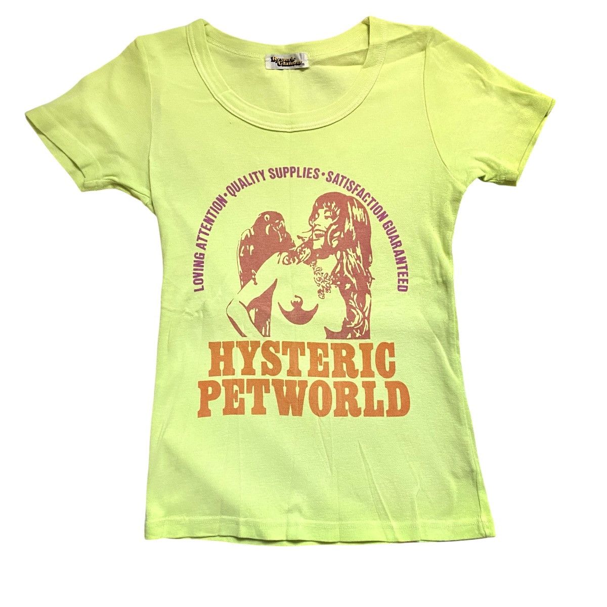 関税込【HYSTERIC GLAMOUR】HYSTERIC PETWORLD T-shirt Hysteric Glamour × Japanese Brand × Vintage Vintage Hysteric