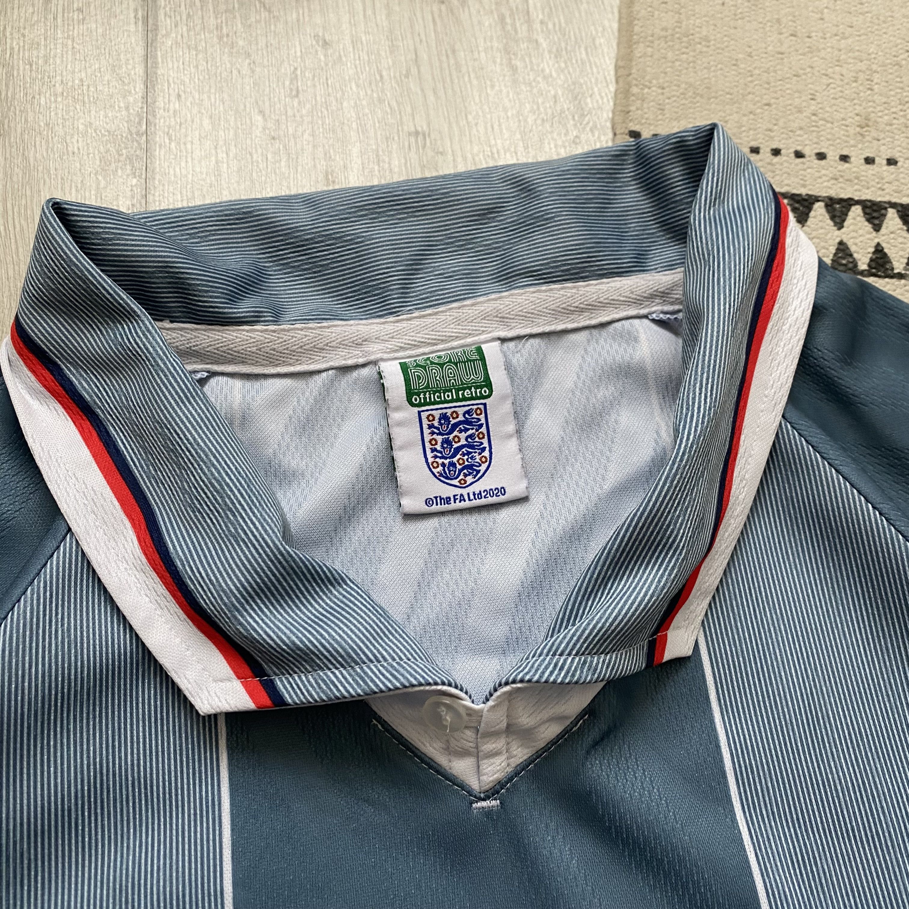Nike ⚽️ Blockore Drill England Soccer jersey Vintage Score Draw Size US XL / EU 56 / 4 - 4 Thumbnail