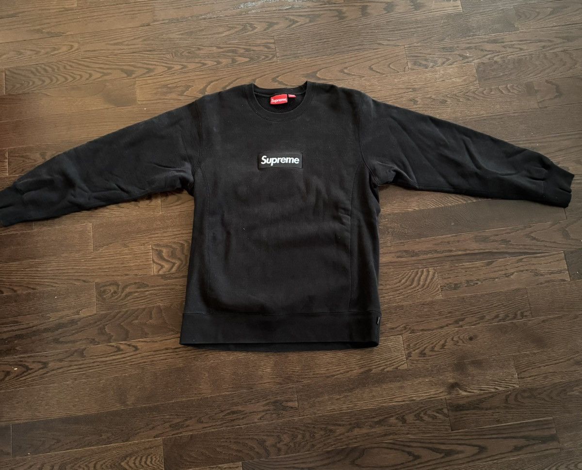 Supreme Supreme Box Logo Crewneck Black Bogo 2015 X-Large Size US XL / EU 56 / 4 - 2 Thumbnail