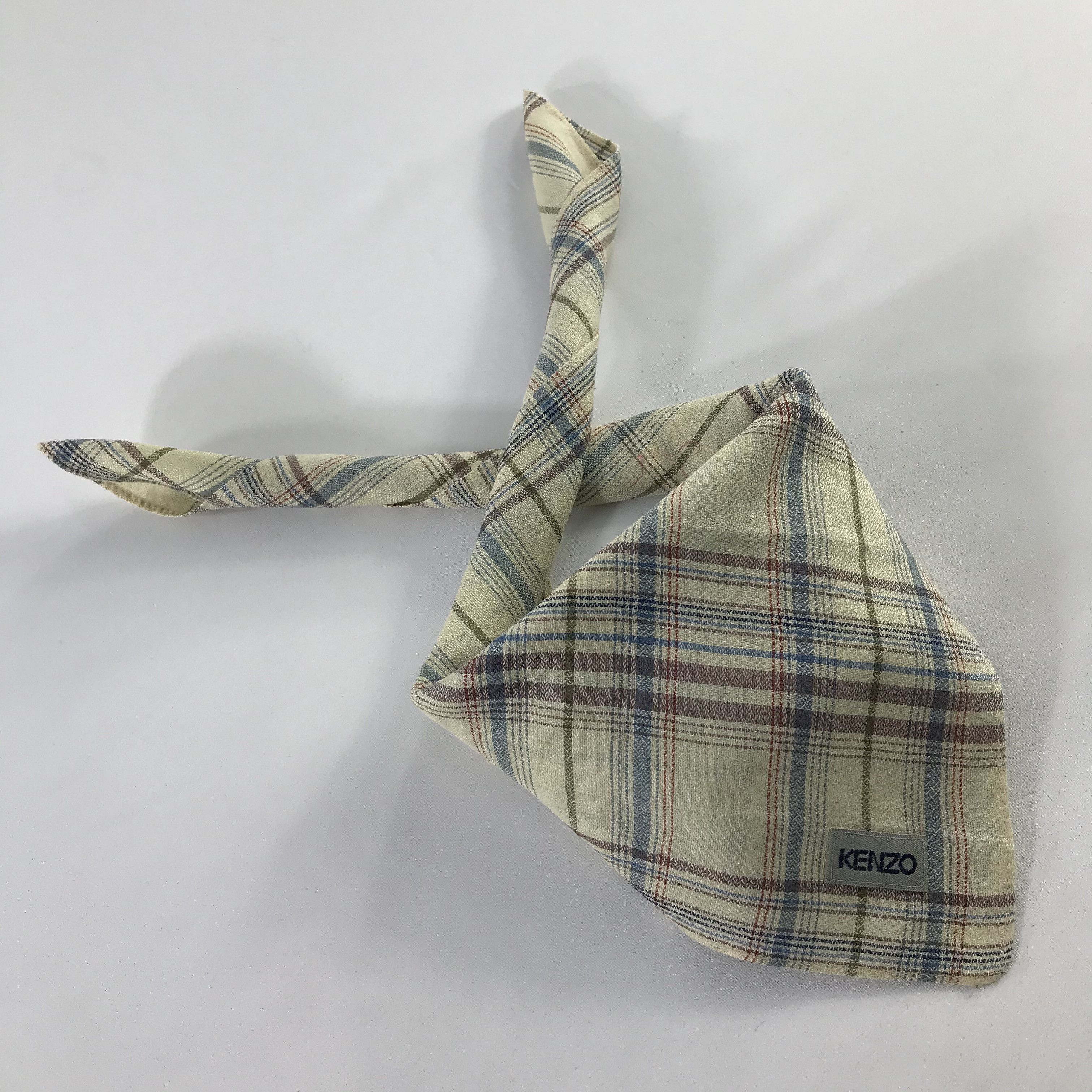 Kenzo × Vintage Kenzo Bandana / Handkerchief / Neckerchief - S692 Size ONE SIZE - 4 Thumbnail